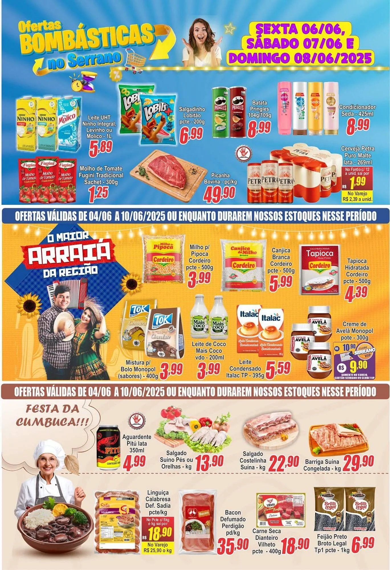 Encarte de Catálogo Serrano Supermercado 6 de junho até 10 de junho 2025 - Pagina 3