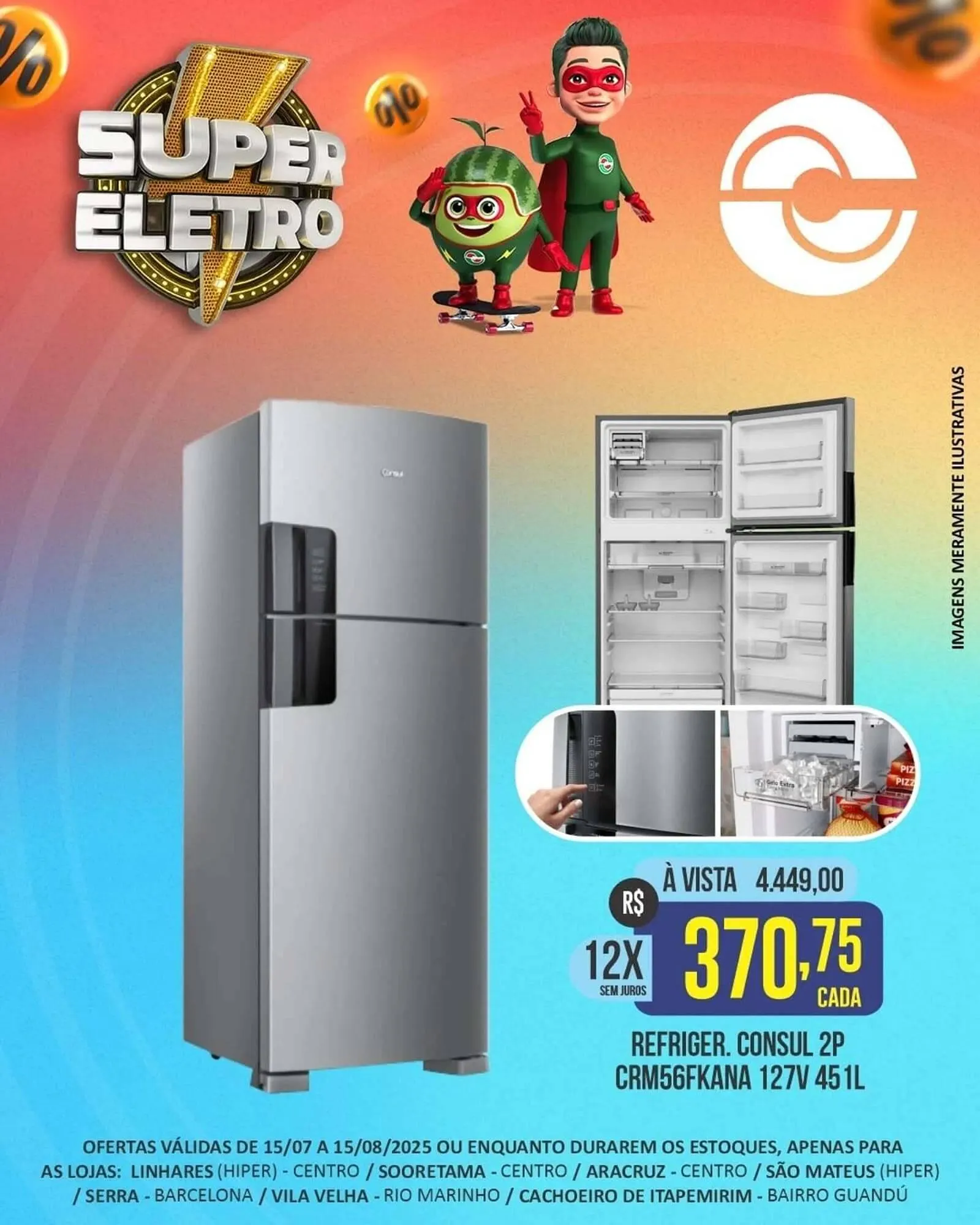 Encarte de Catálogo Casagrande Supermercados 24 de julho até 15 de agosto 2025 - Pagina 1