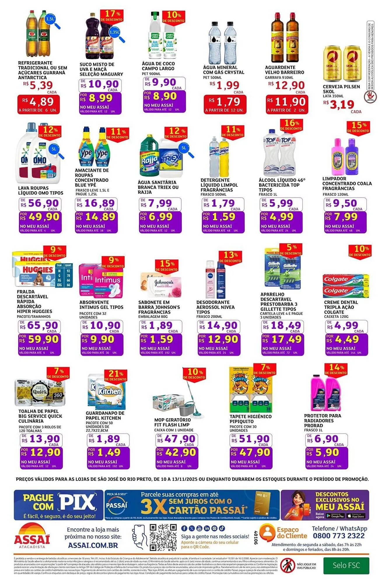 Encarte de Encarte Assaí Atacadista 10 de novembro até 13 de novembro 2025 - Pagina 4
