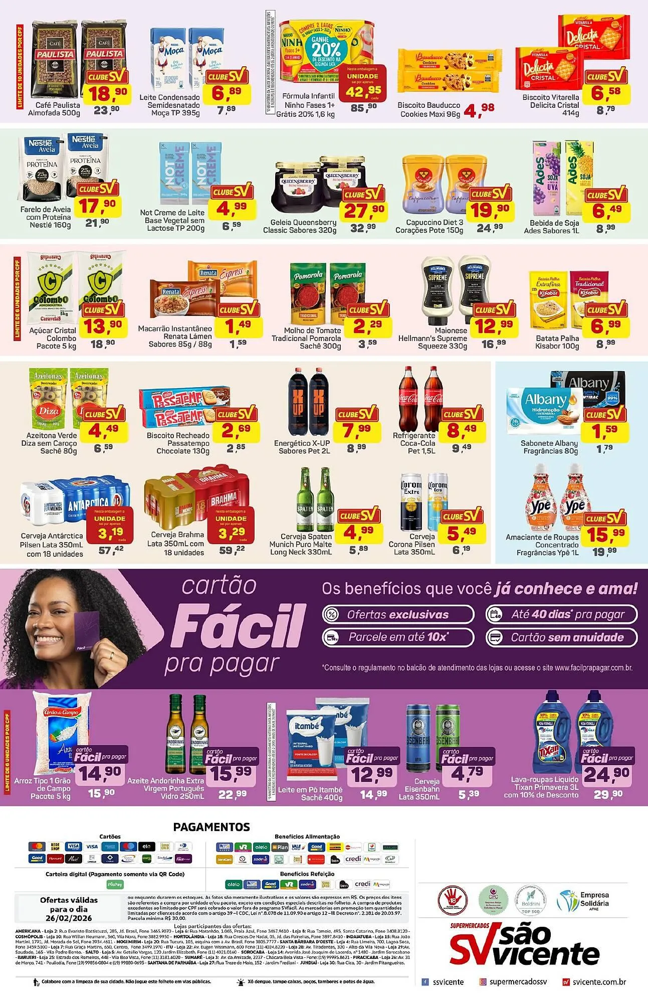 Encarte de Catálogo Supermercados São Vicente 26 de fevereiro até 26 de fevereiro 2026 - Pagina 2