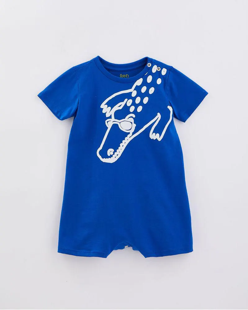 Macaquinho Bebe Malha Silk Pop Croc