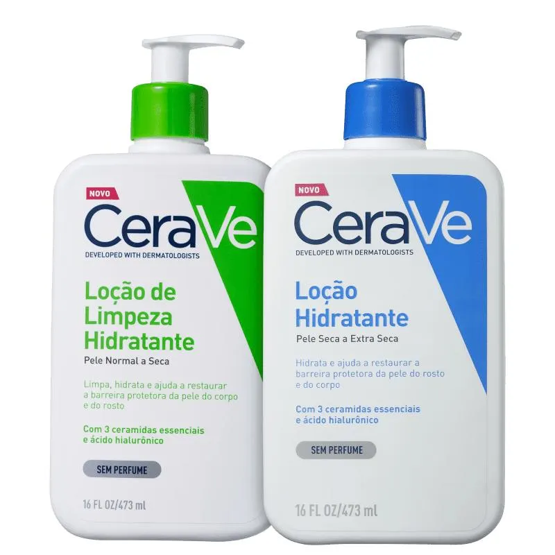 Kit CeraVe Mega Limpeza Hidratante (2 Produtos)