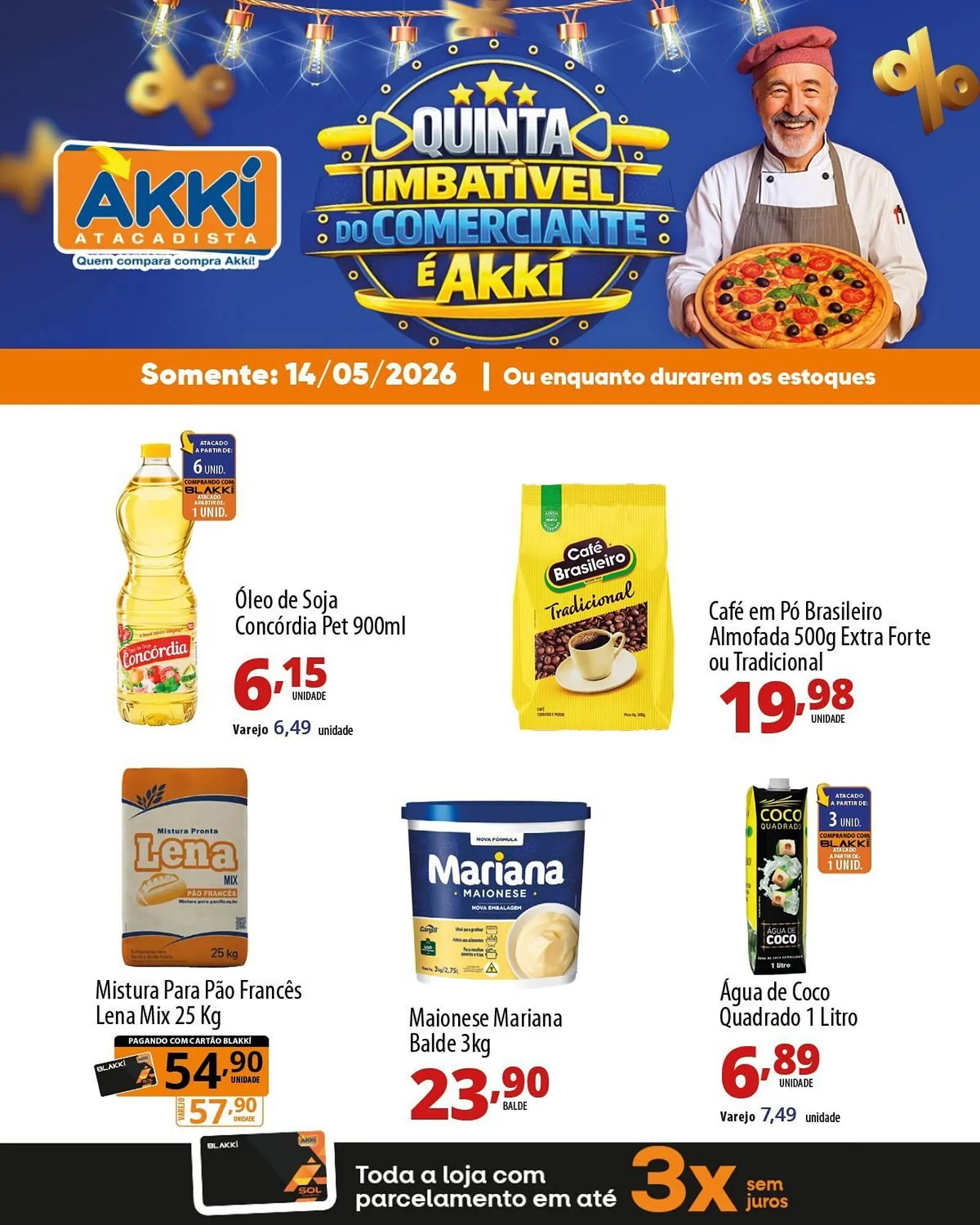 Encarte de Folheto Akki Atacadista 14 de maio até 14 de maio 2026 - Pagina 3