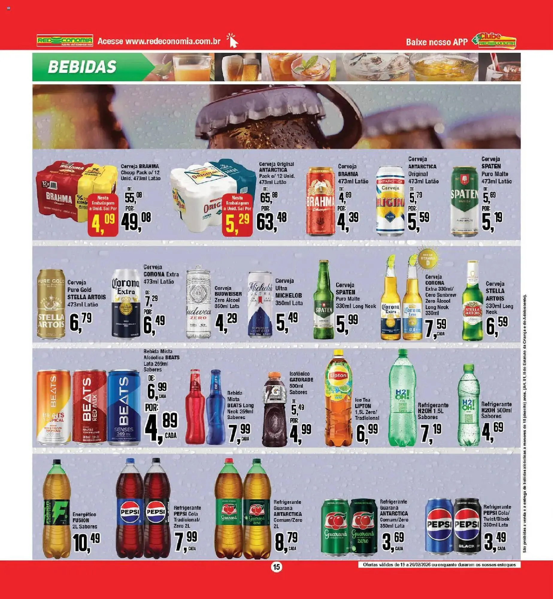 Encarte de Encarte Redeconomia 19 de fevereiro até 26 de fevereiro 2026 - Pagina 15