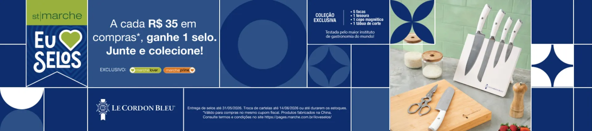 Encarte de Tabloide St Marche 22 de abril até 14 de junho 2026 - Pagina 1