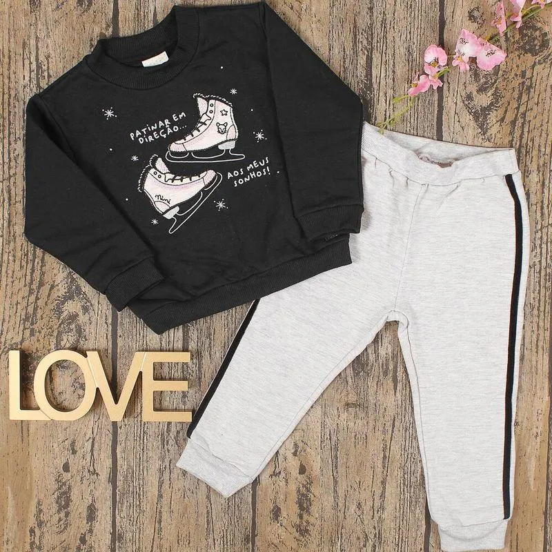 Conjunto Moletom Patinar - N3073