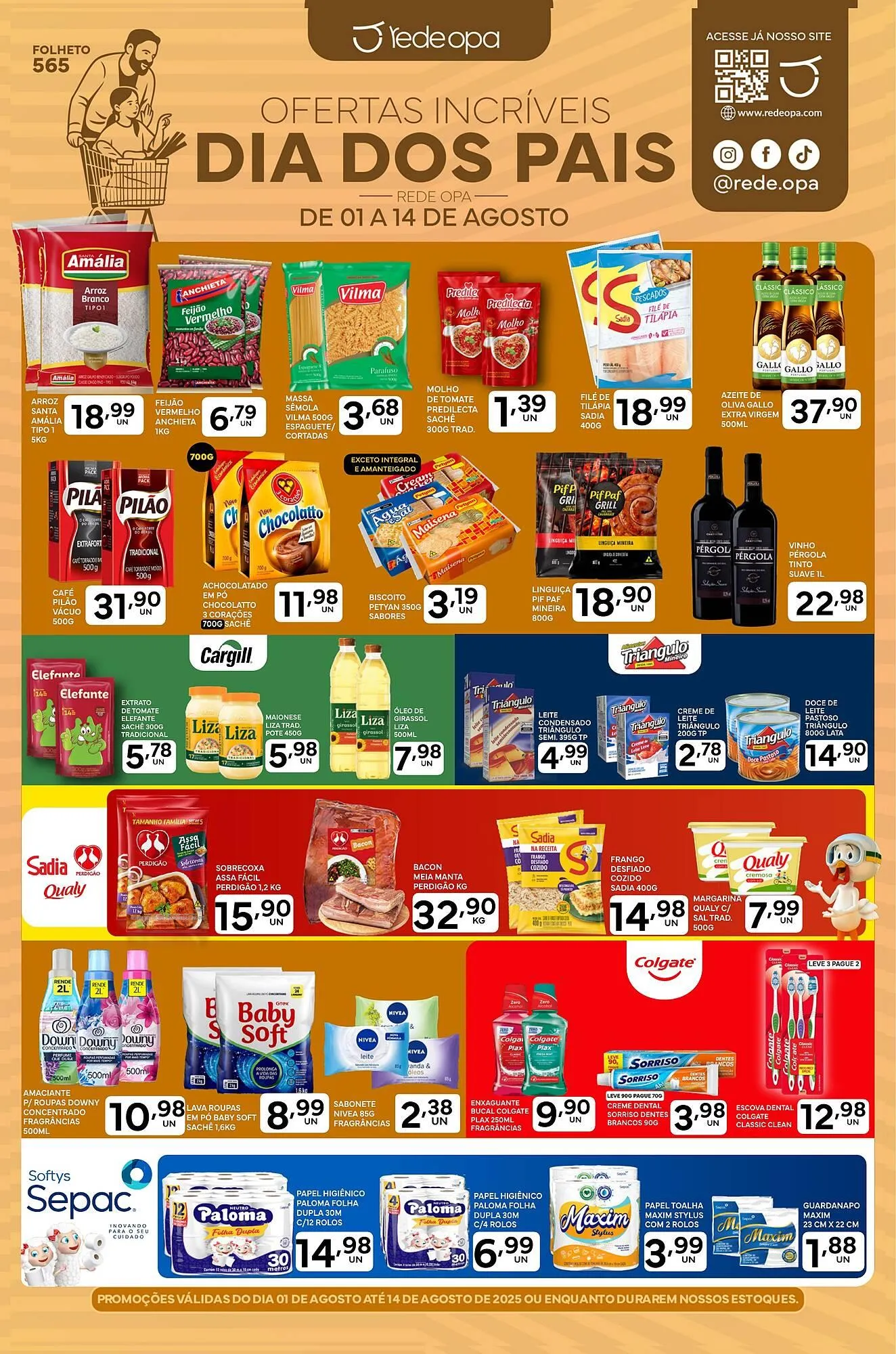 Encarte de Catálogo Rede Opa 1 de agosto até 14 de agosto 2025 - Pagina 1