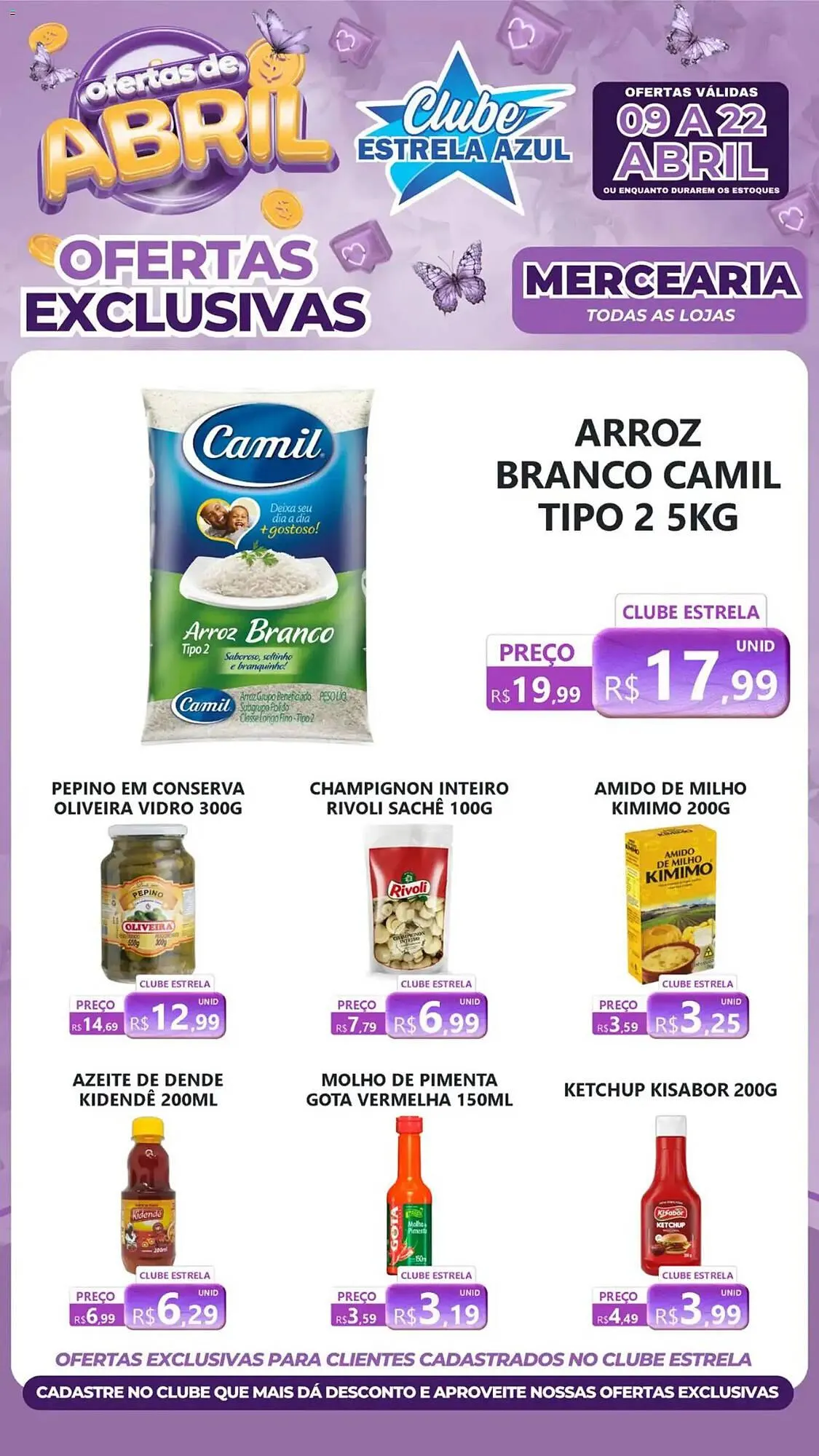 Encarte de Folheto Supermercado Estrela Azul 9 de abril até 22 de abril 2026 - Pagina 1
