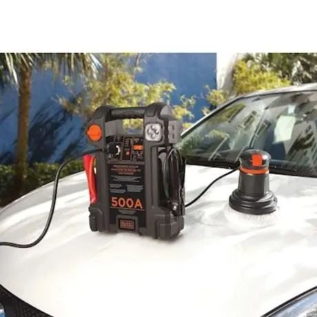 Auxiliar de Partida Arrancador 12V 500Ah Carregador Bivolt com Maleta JS500S-BR BLACK DECKER