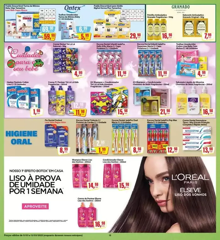 Encarte de Encarte Rede Supermarket 12 de março até 13 de março 2025 - Pagina 15