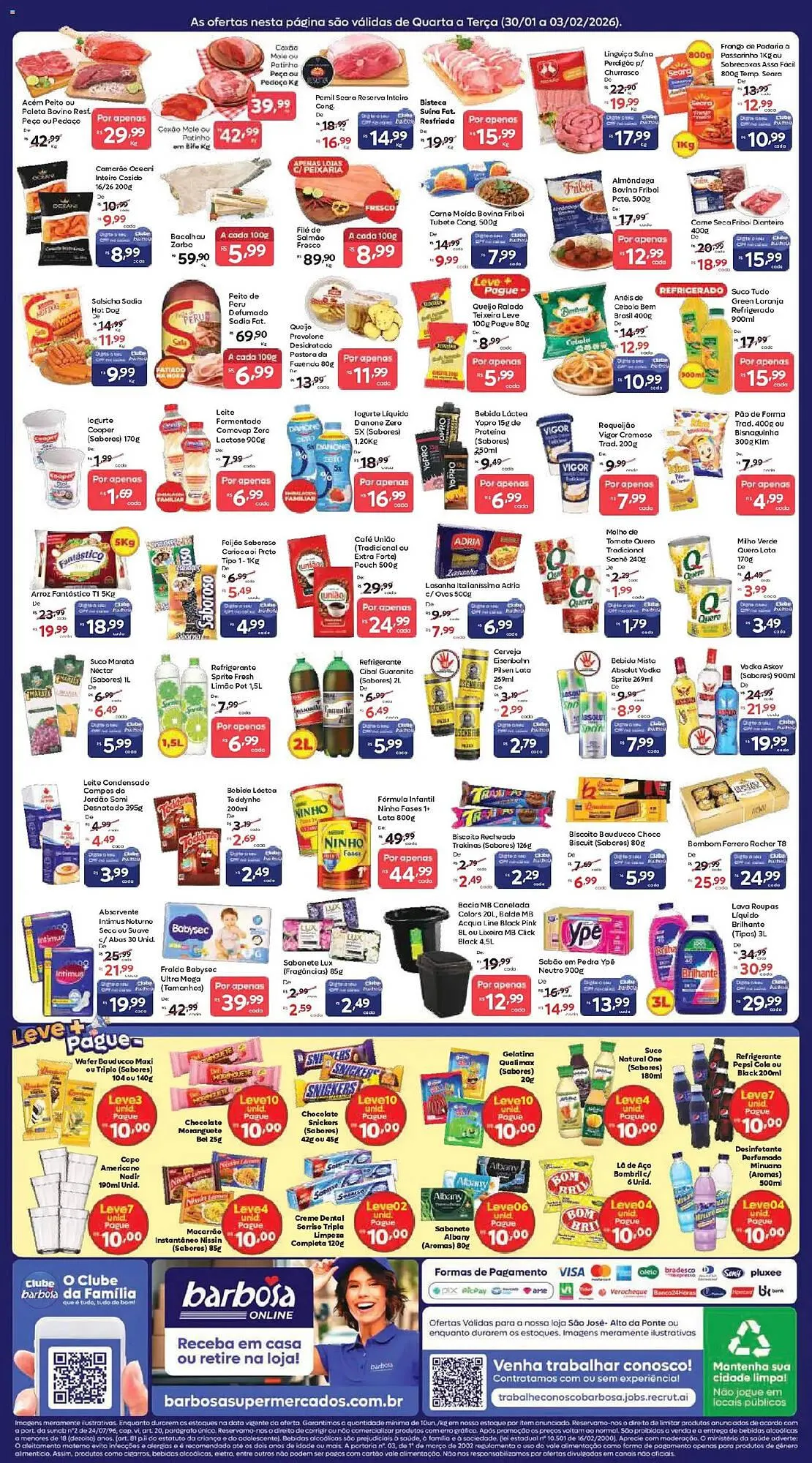 Encarte de Tabloide Barbosa Supermercados 29 de janeiro até 3 de fevereiro 2026 - Pagina 2