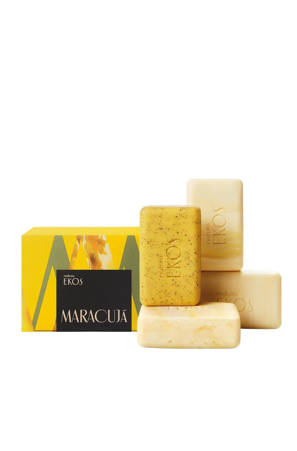 Ekos Maracujá Creamy & Exfoliating Monopack Bar Soap Set