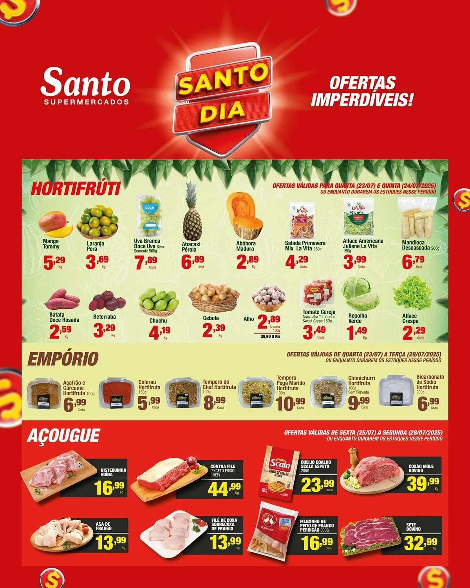 Encarte de Catálogo Santo Supermercados 24 de julho até 25 de julho 2025 - Pagina 7