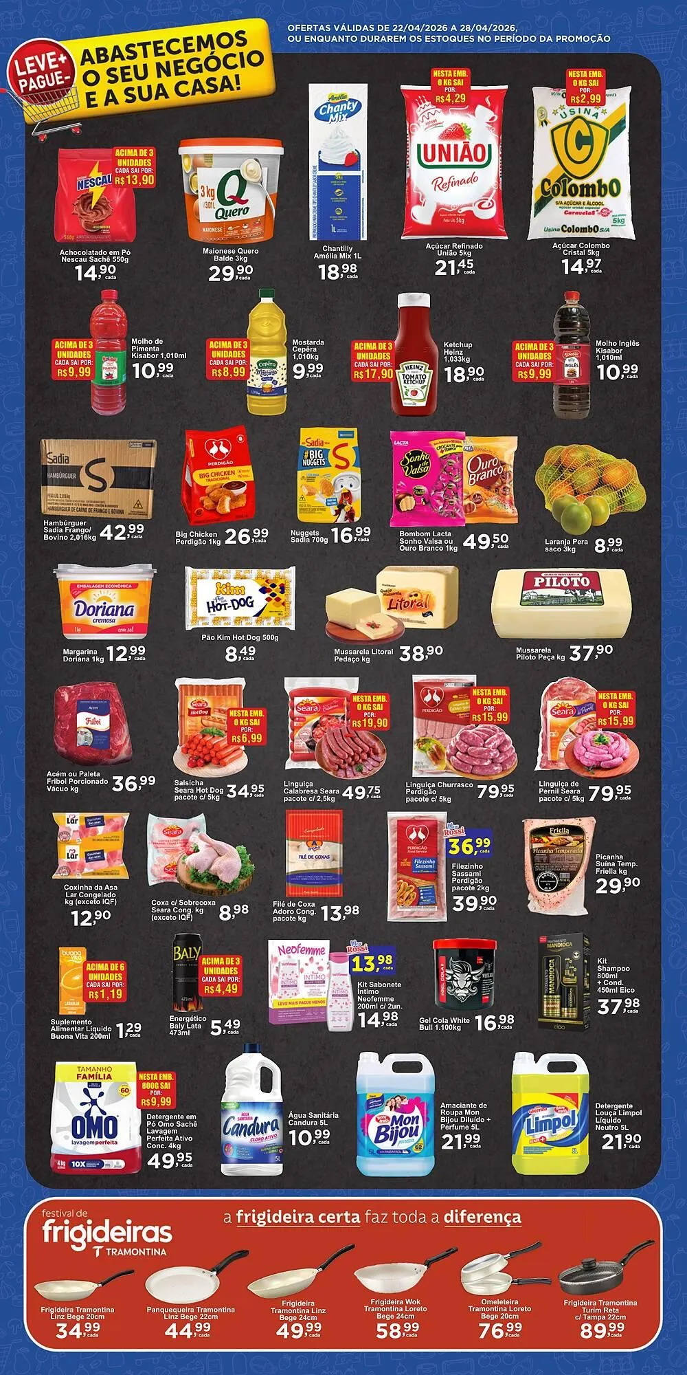 Encarte de Folheto Rossi Supermercado 22 de abril até 28 de abril 2026 - Pagina 3