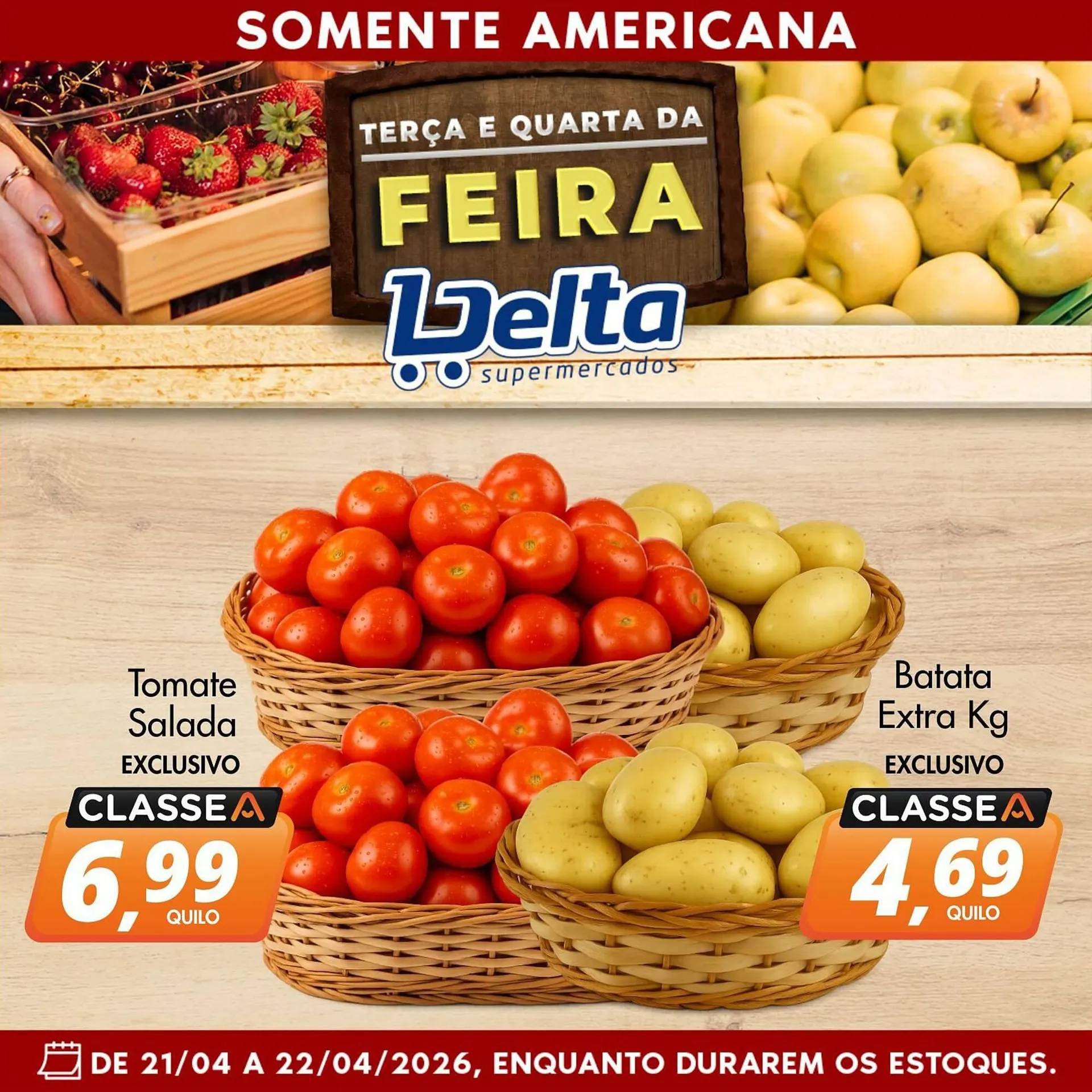 Encarte de Catálogo Delta Supermercados 21 de abril até 24 de abril 2026 - Pagina 1