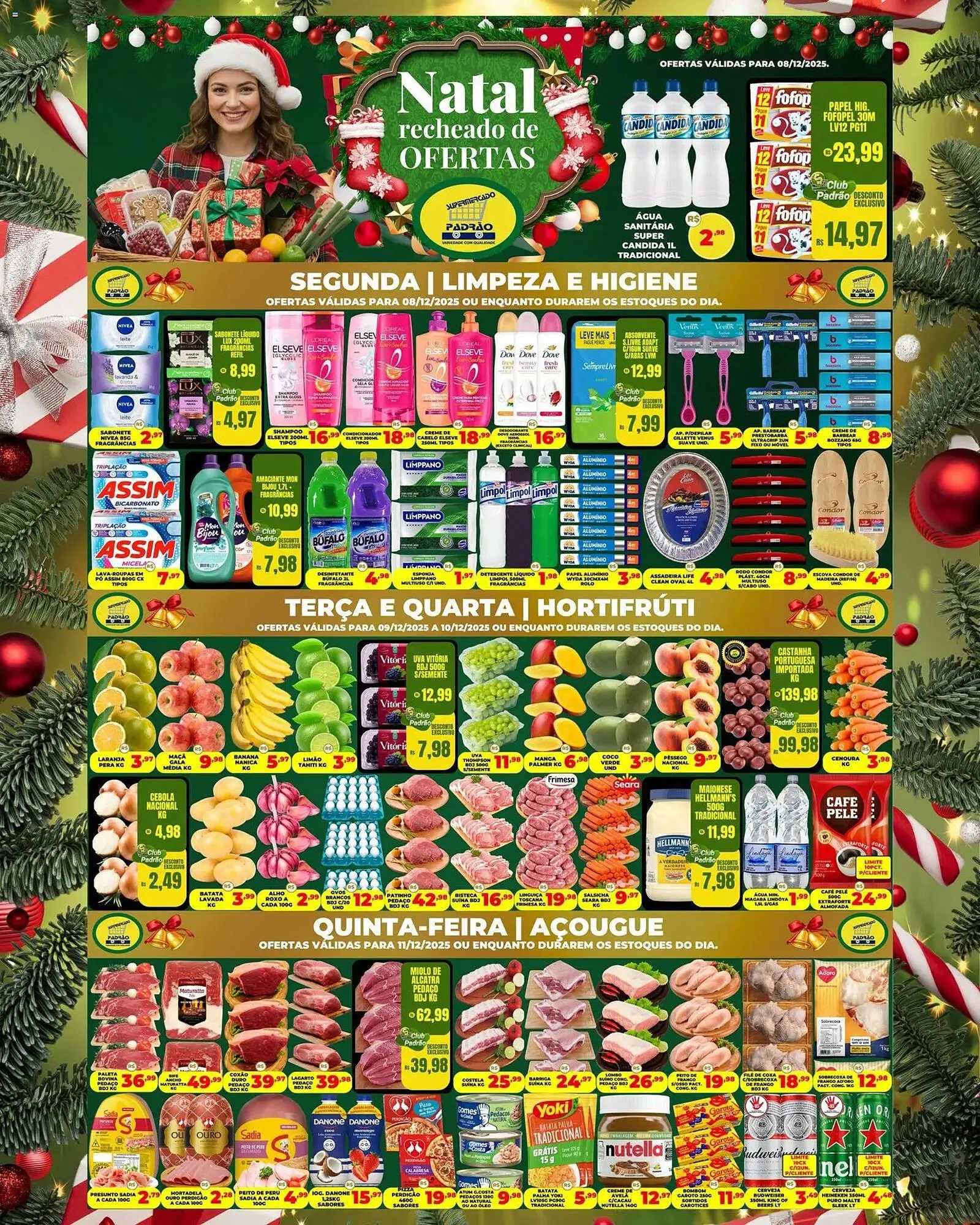Encarte de Folheto Supermercado Padrão 8 de dezembro até 12 de dezembro 2025 - Pagina 1