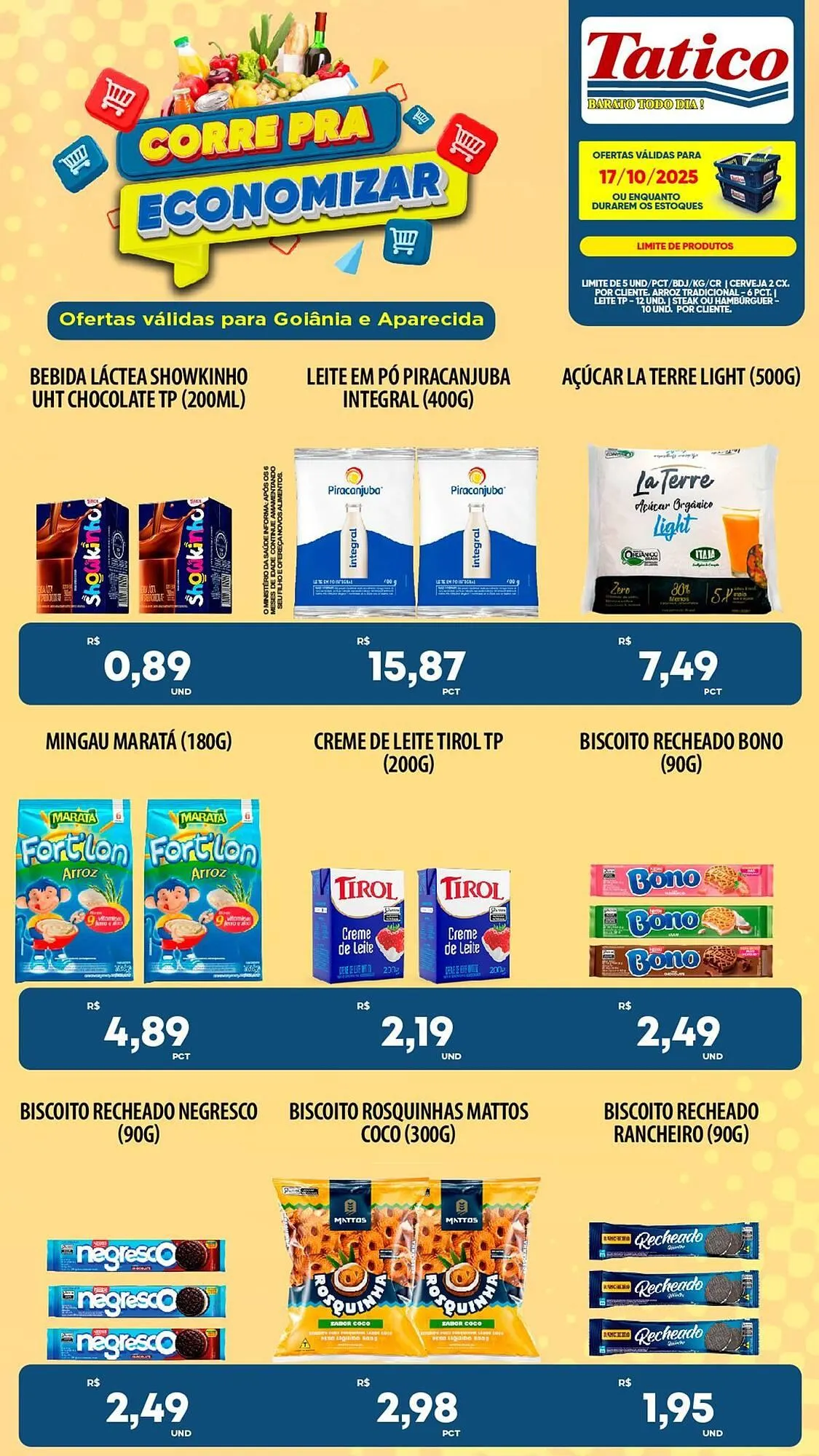 Encarte de Tabloide Tatico 17 de outubro até 17 de outubro 2025 - Pagina 8