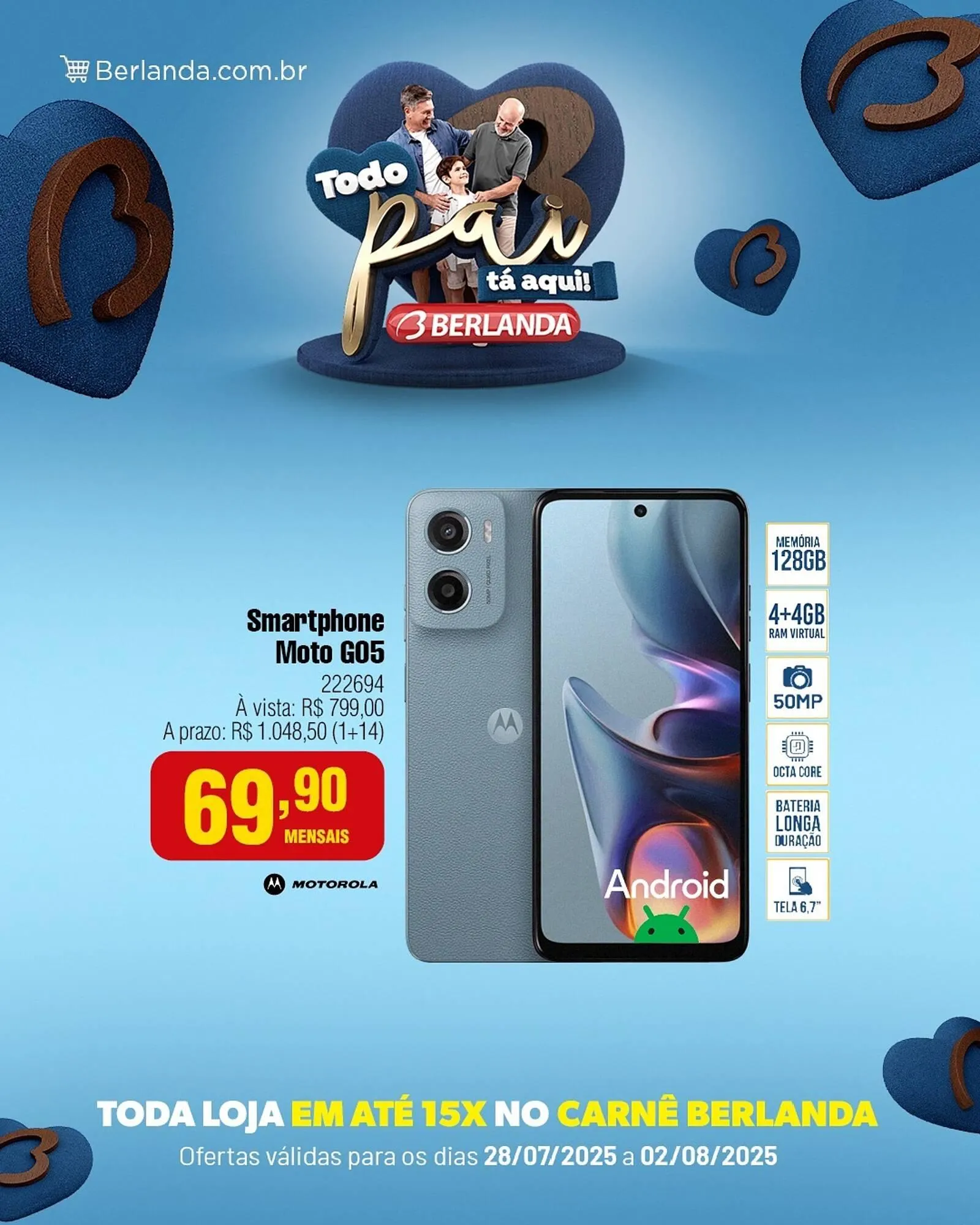 Encarte de Catálogo Berlanda 29 de julho até 2 de agosto 2025 - Pagina 5