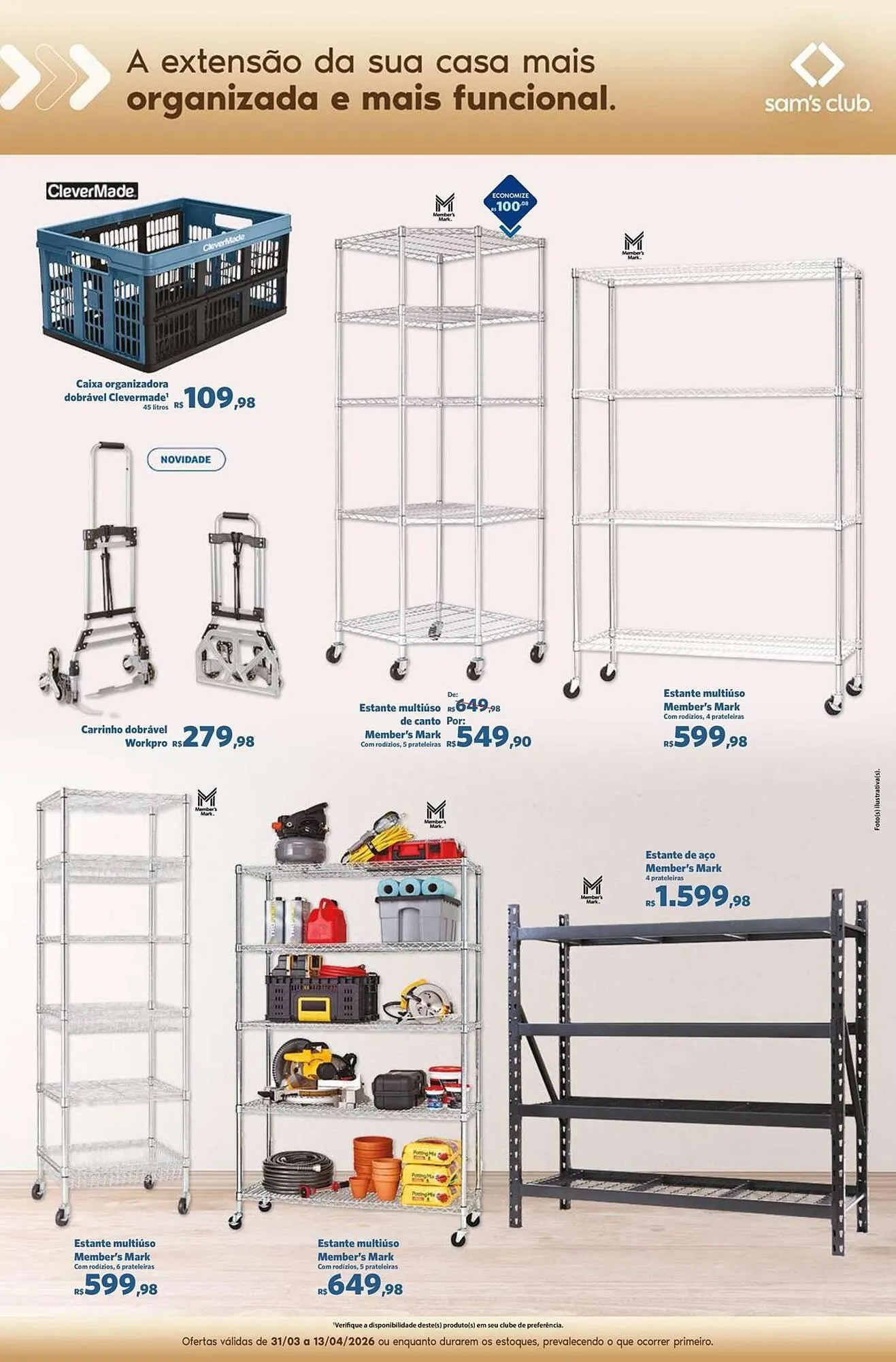 Encarte de Folheto Sam's Club 31 de março até 13 de abril 2026 - Pagina 11
