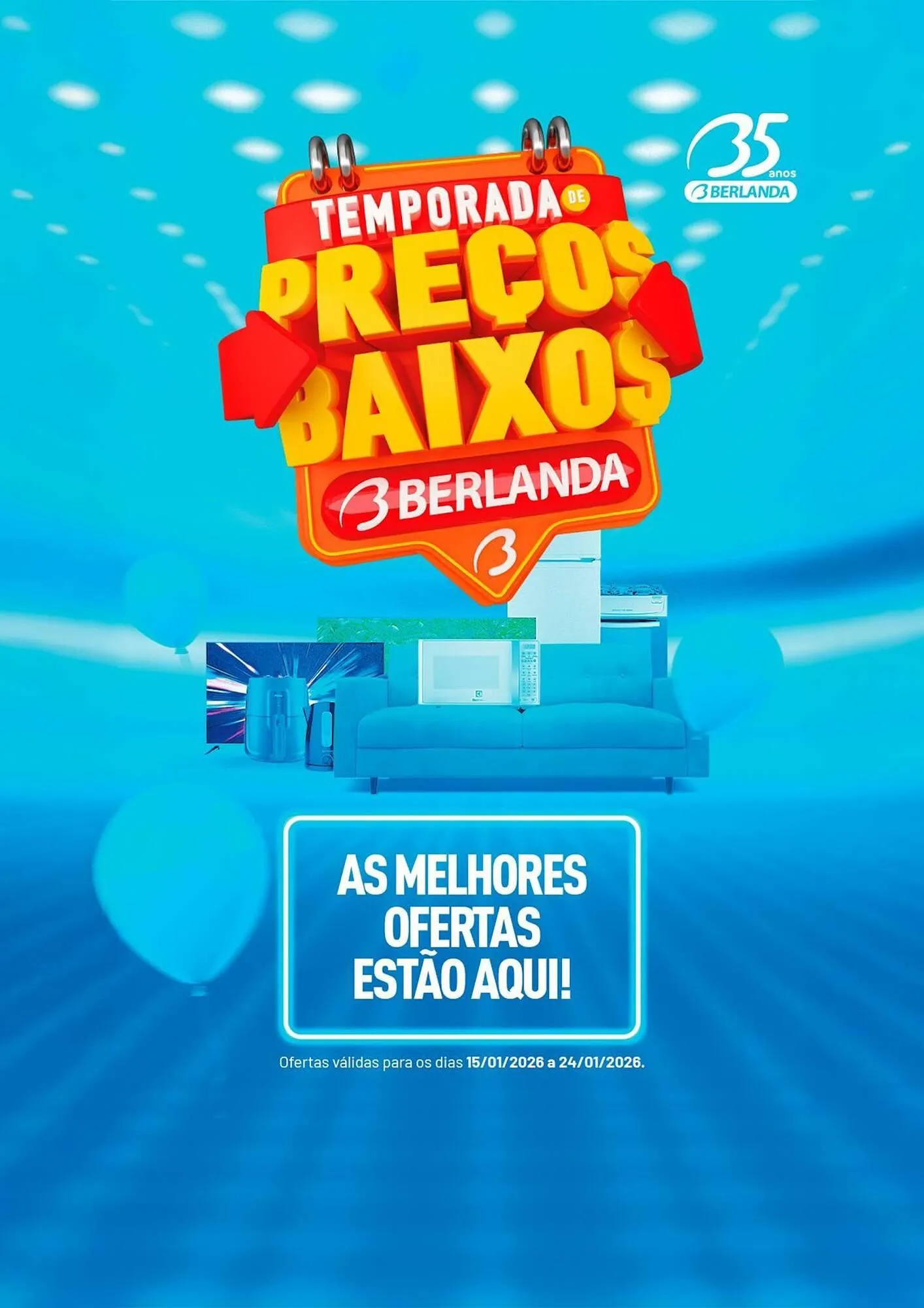 Encarte de Catálogo Berlanda 15 de janeiro até 24 de janeiro 2026 - Pagina 1
