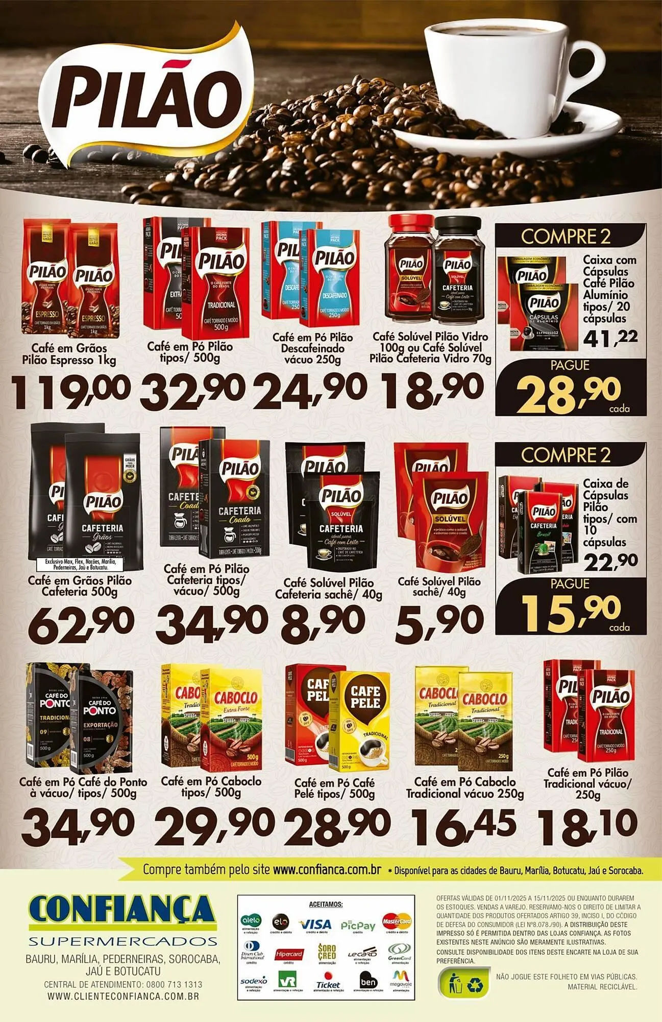 Encarte de Catálogo Confiança Supermercados 4 de novembro até 15 de novembro 2025 - Pagina 8