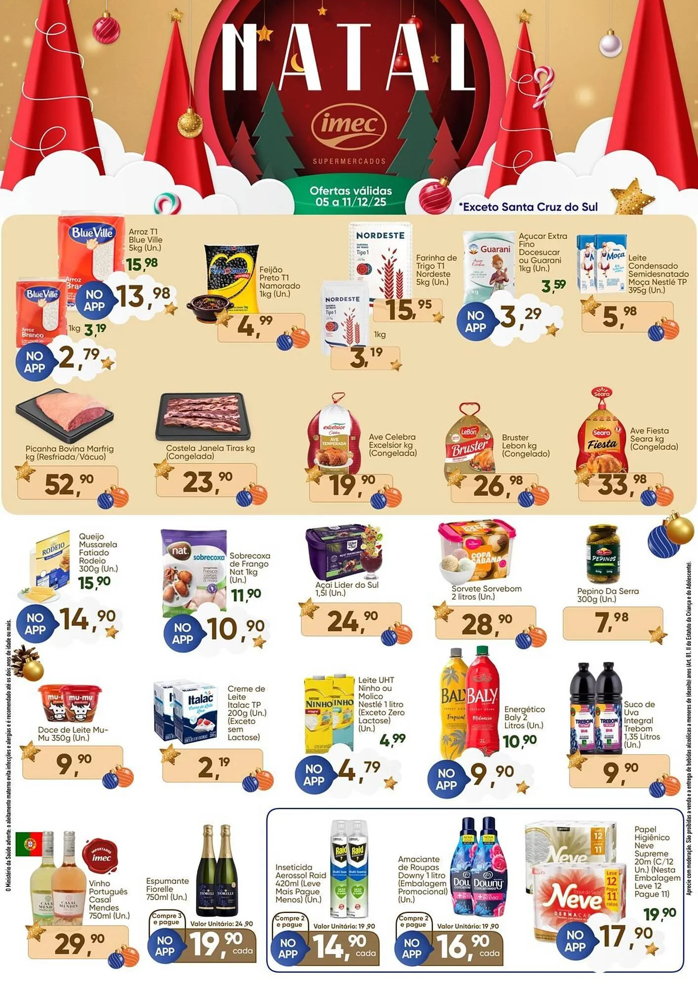 Encarte de Catálogo Imec Supermercados 5 de dezembro até 11 de dezembro 2025 - Pagina 1