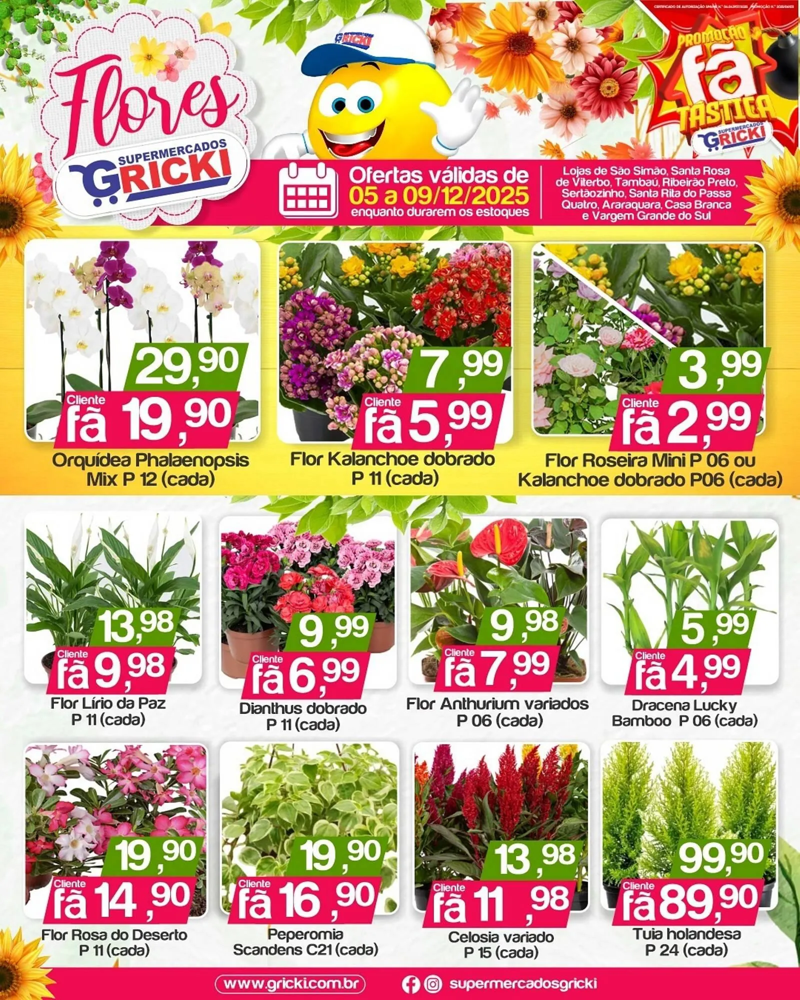 Encarte de Catálogo Supermercados Gricki 5 de dezembro até 9 de dezembro 2025 - Pagina 1