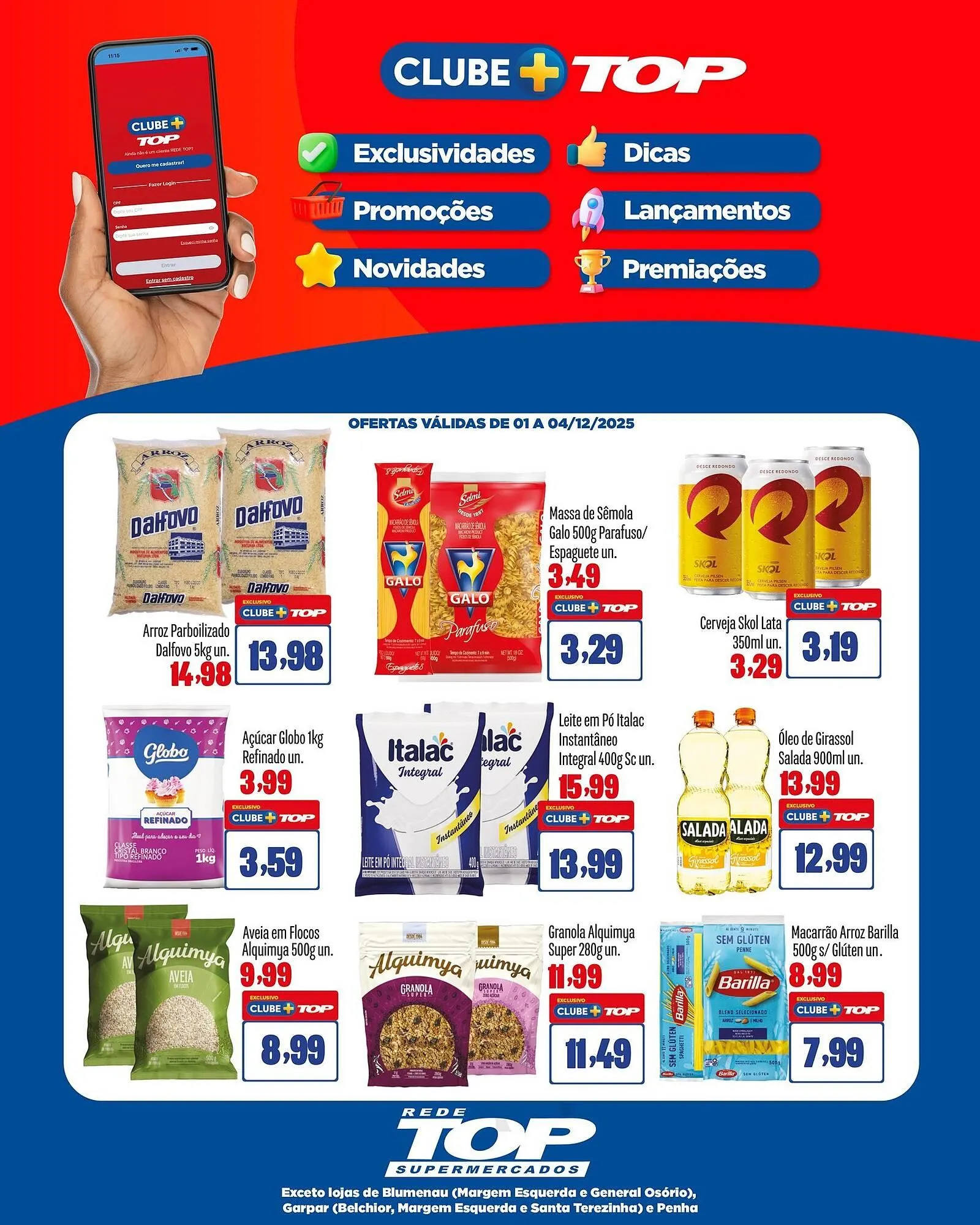 Encarte de Encarte Rede Top 1 de dezembro até 4 de dezembro 2025 - Pagina 1