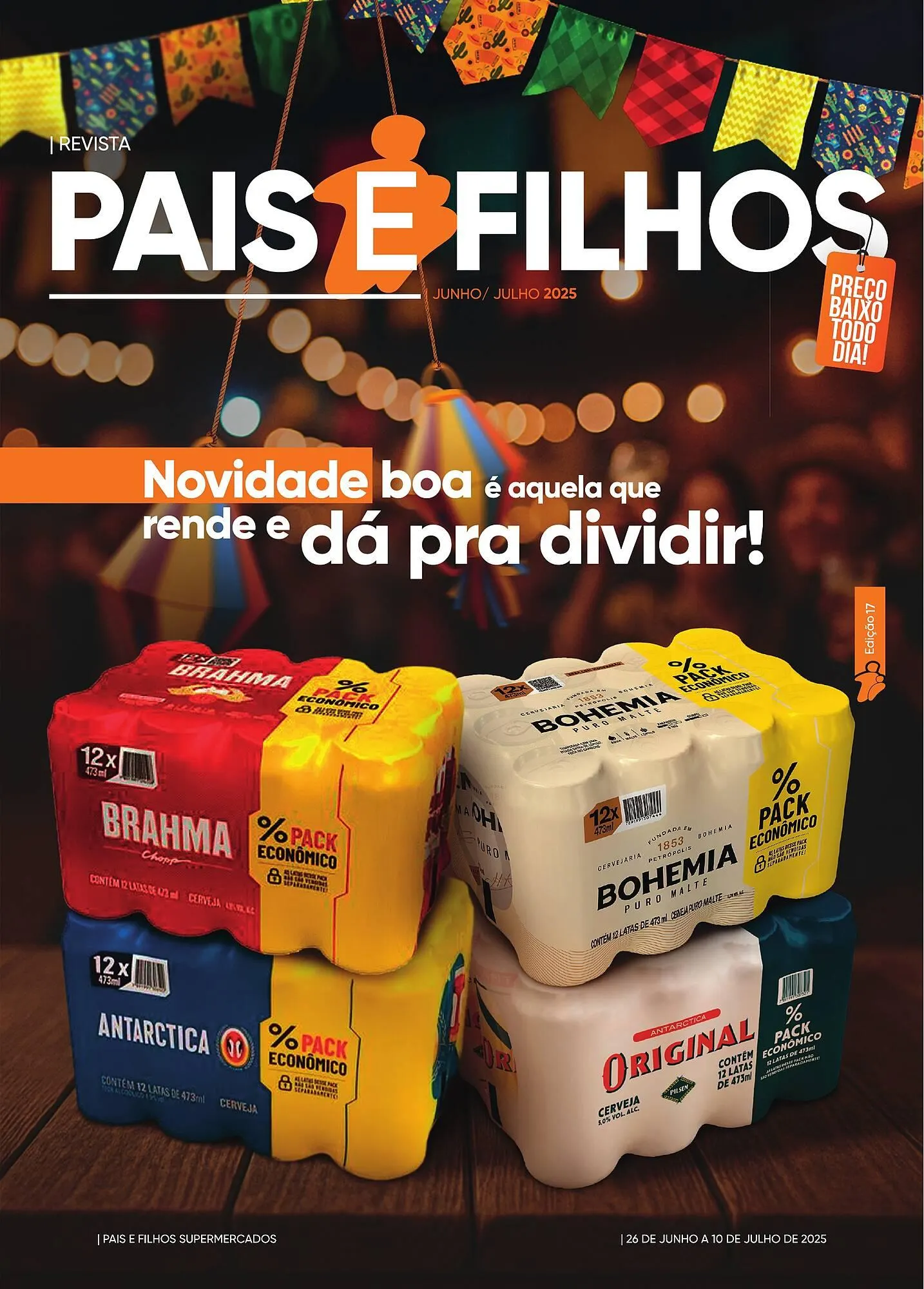 Encarte de Catálogo Pais e Filhos Supermercados 2 de julho até 10 de julho 2025 - Pagina 1