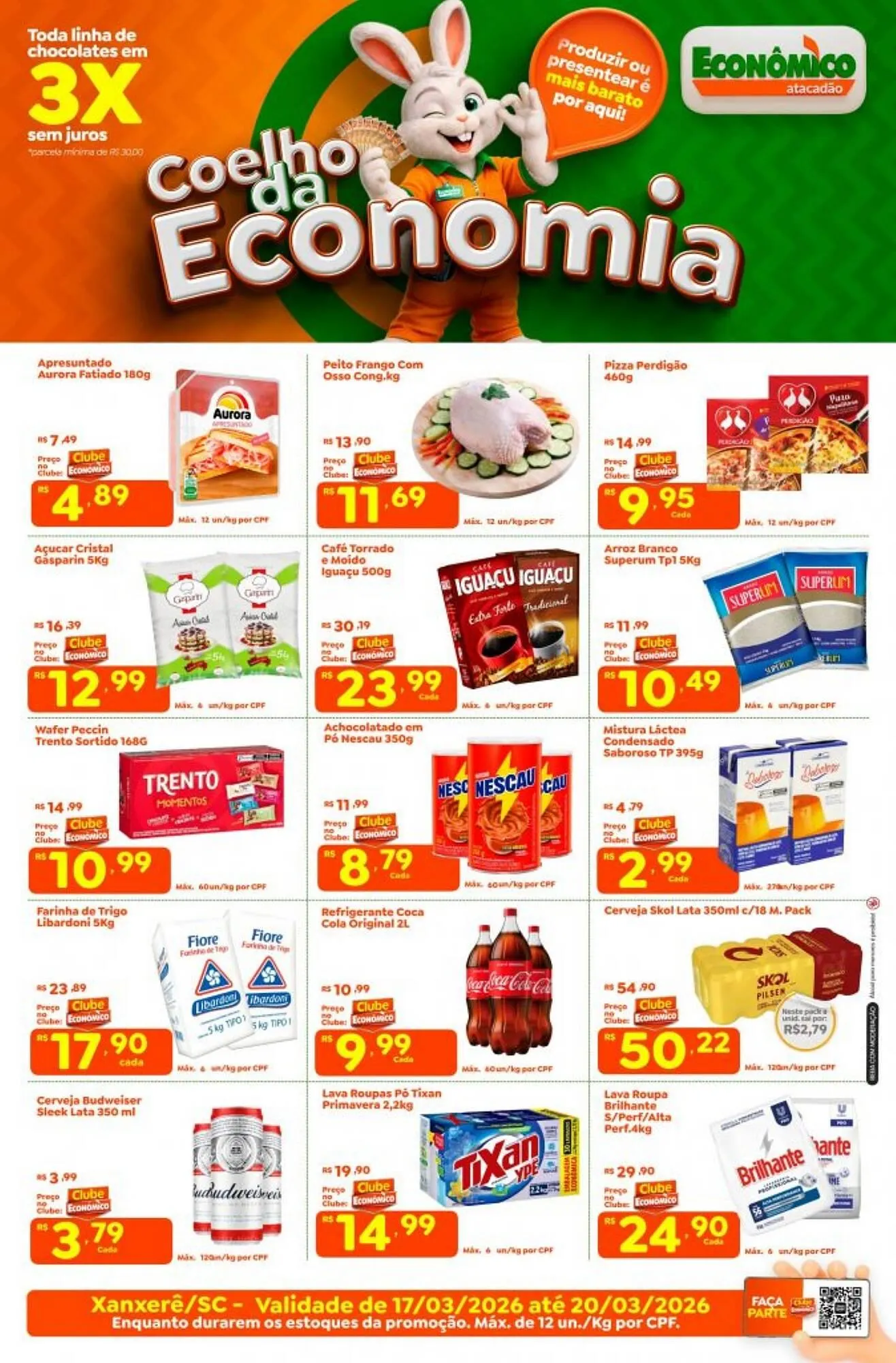 Encarte de Catálogo Econômico Atacadão 19 de março até 20 de março 2026 - Pagina 1