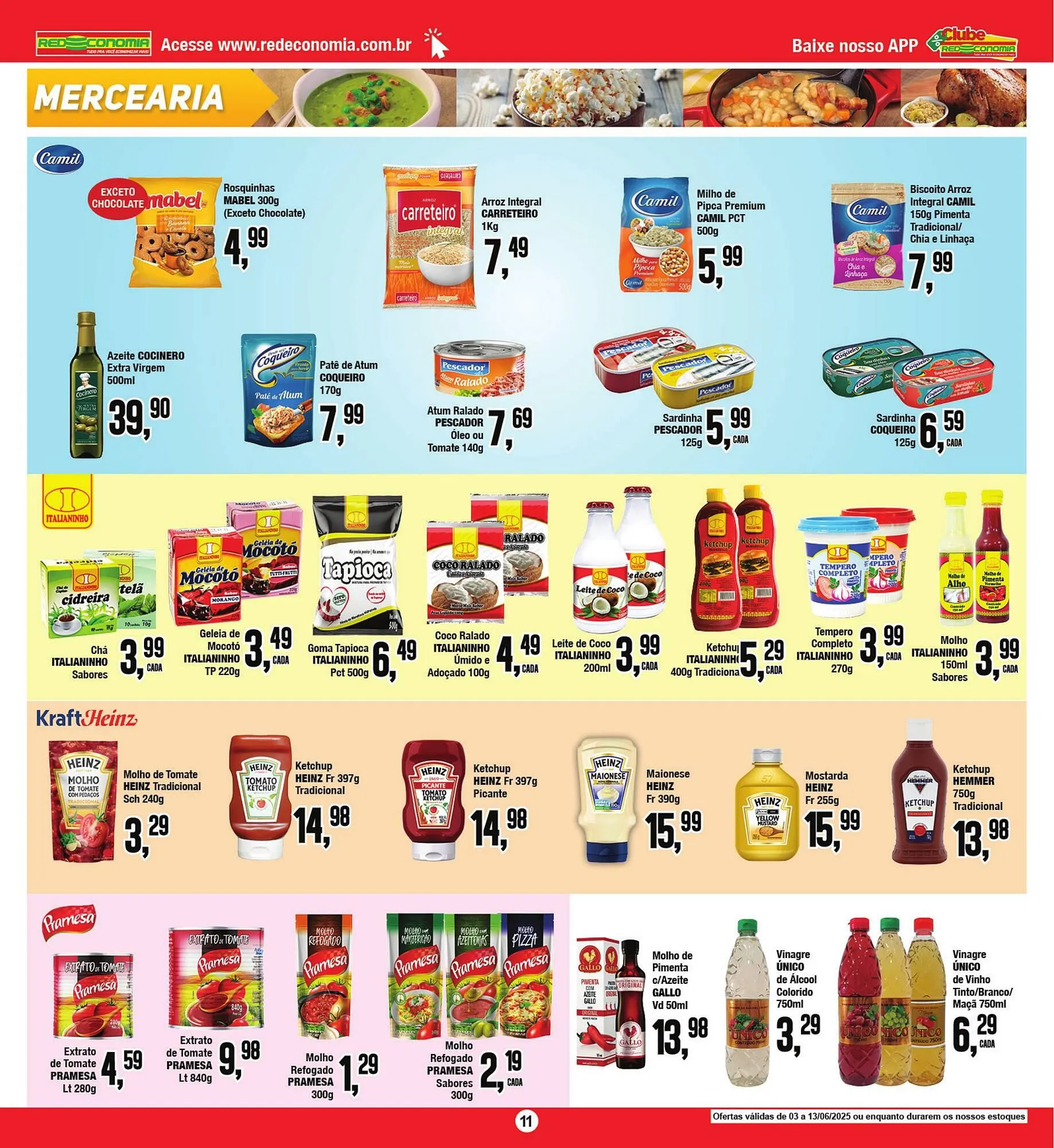 Encarte de Catálogo Rede Economia 4 de junho até 14 de junho 2025 - Pagina 11