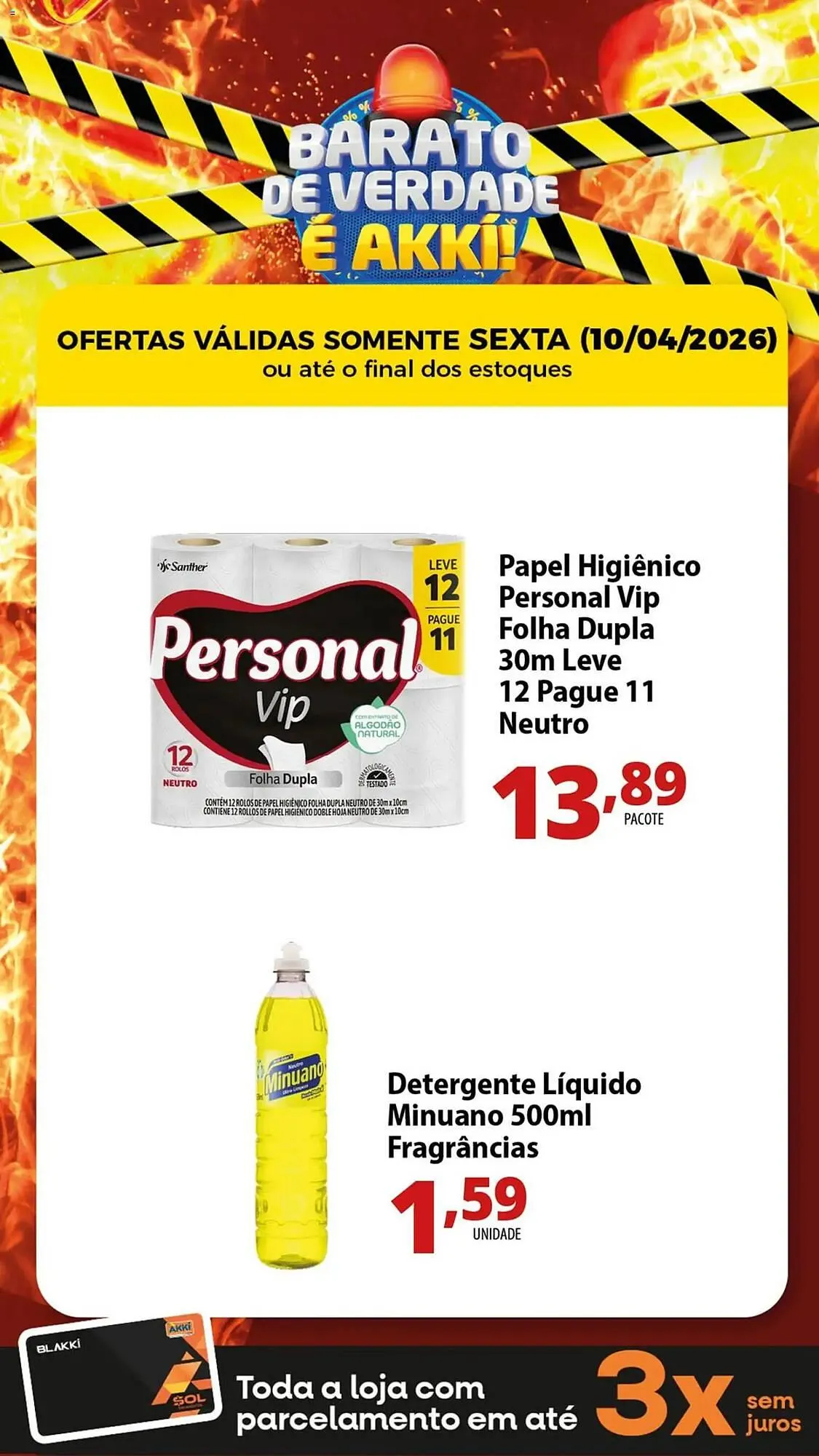 Encarte de Folheto Akki Atacadista 10 de abril até 11 de abril 2026 - Pagina 4