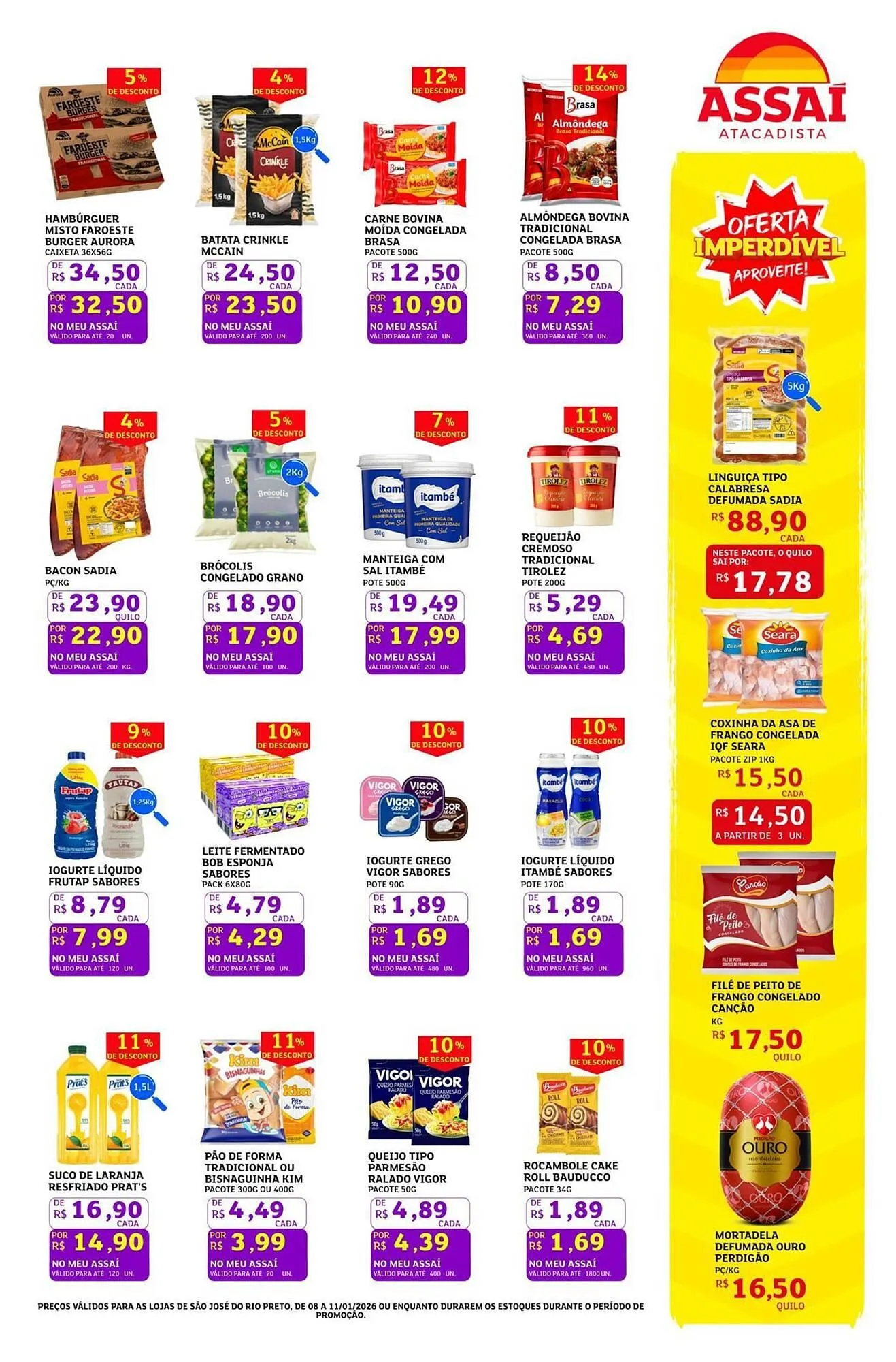 Encarte de Encarte Assaí Atacadista 8 de janeiro até 11 de janeiro 2026 - Pagina 3