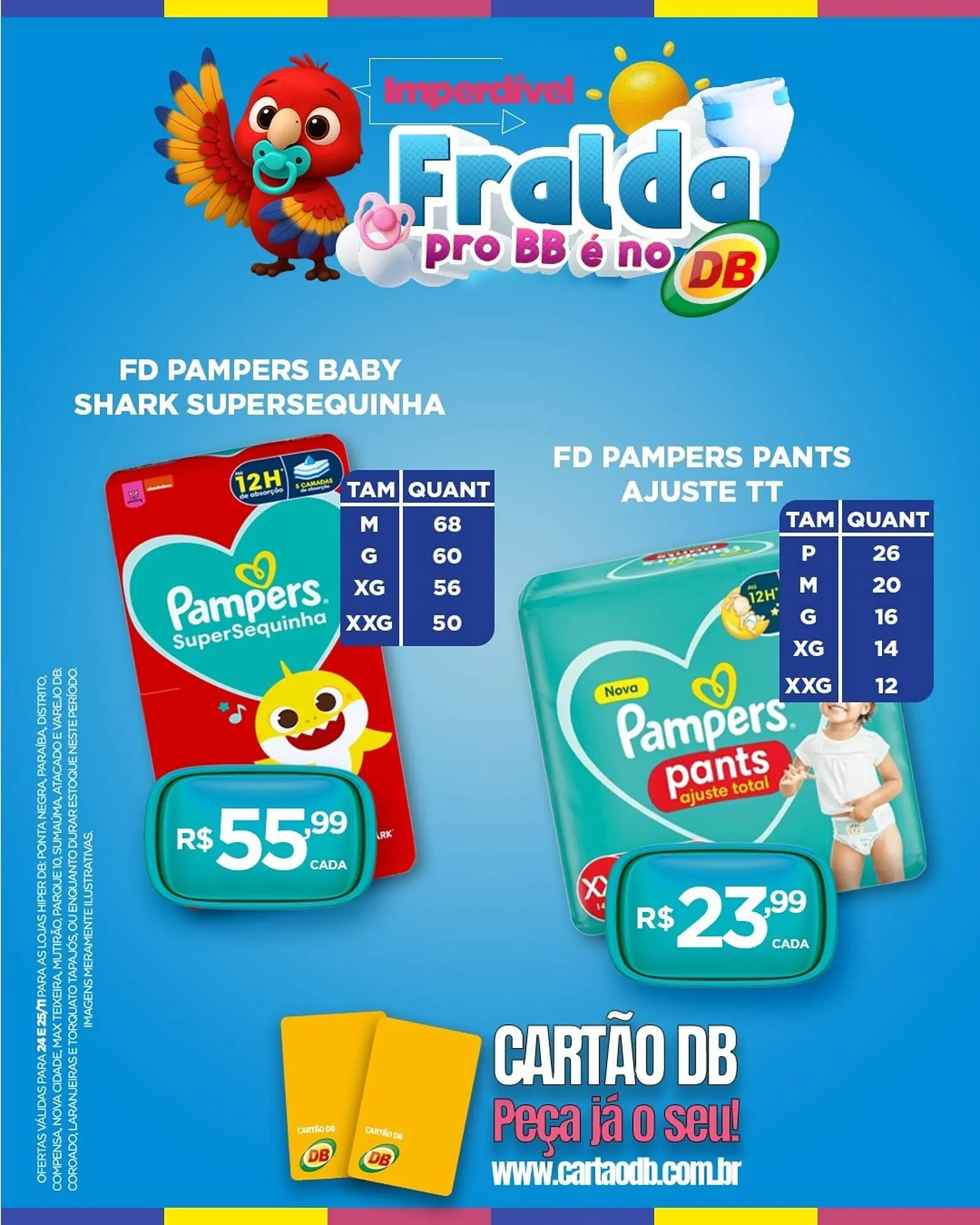 Encarte de Catálogo DB Supermercados 24 de novembro até 25 de novembro 2025 - Pagina 1