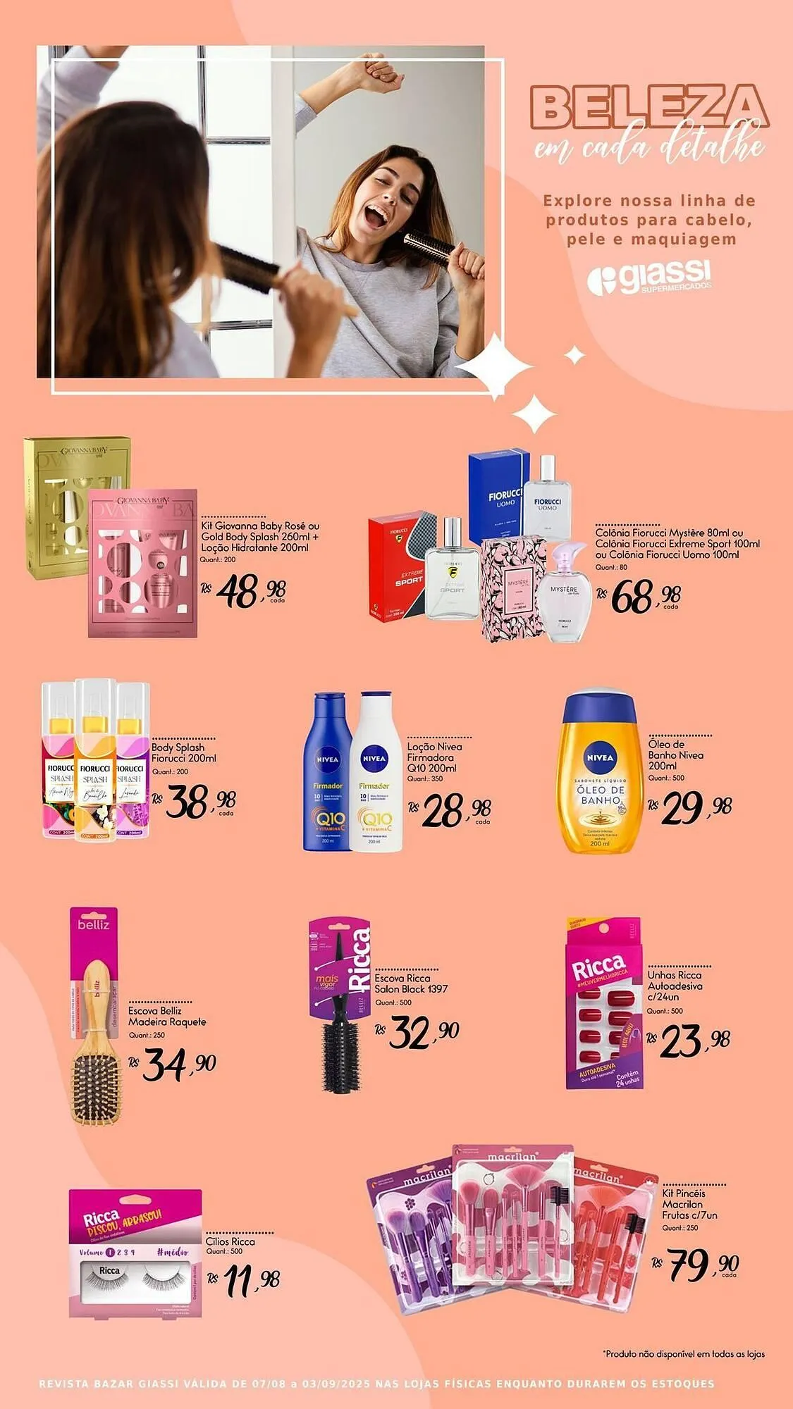 Encarte de Catálogo Giassi Supermercados 7 de agosto até 3 de setembro 2025 - Pagina 10