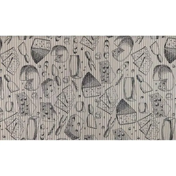 Tapete antiderrapante, Tropical cheese, 43 x 65cm, Kapazi - PT 1 UN