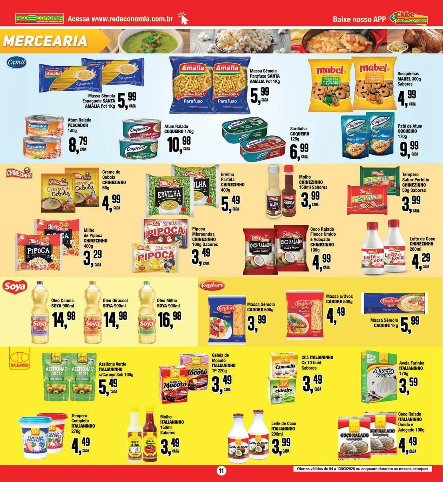 Encarte de Encarte Rede Economia 6 de março até 8 de março 2026 - Pagina 11