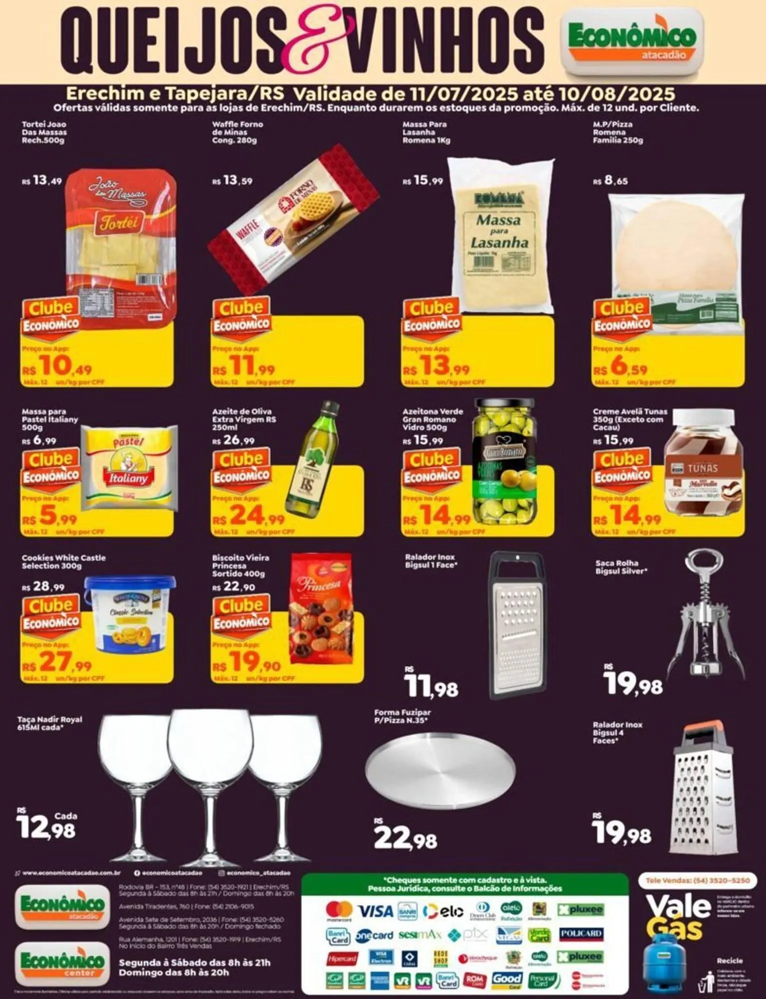 Encarte de Catálogo Econômico Atacadão 11 de julho até 10 de agosto 2025 - Pagina 4