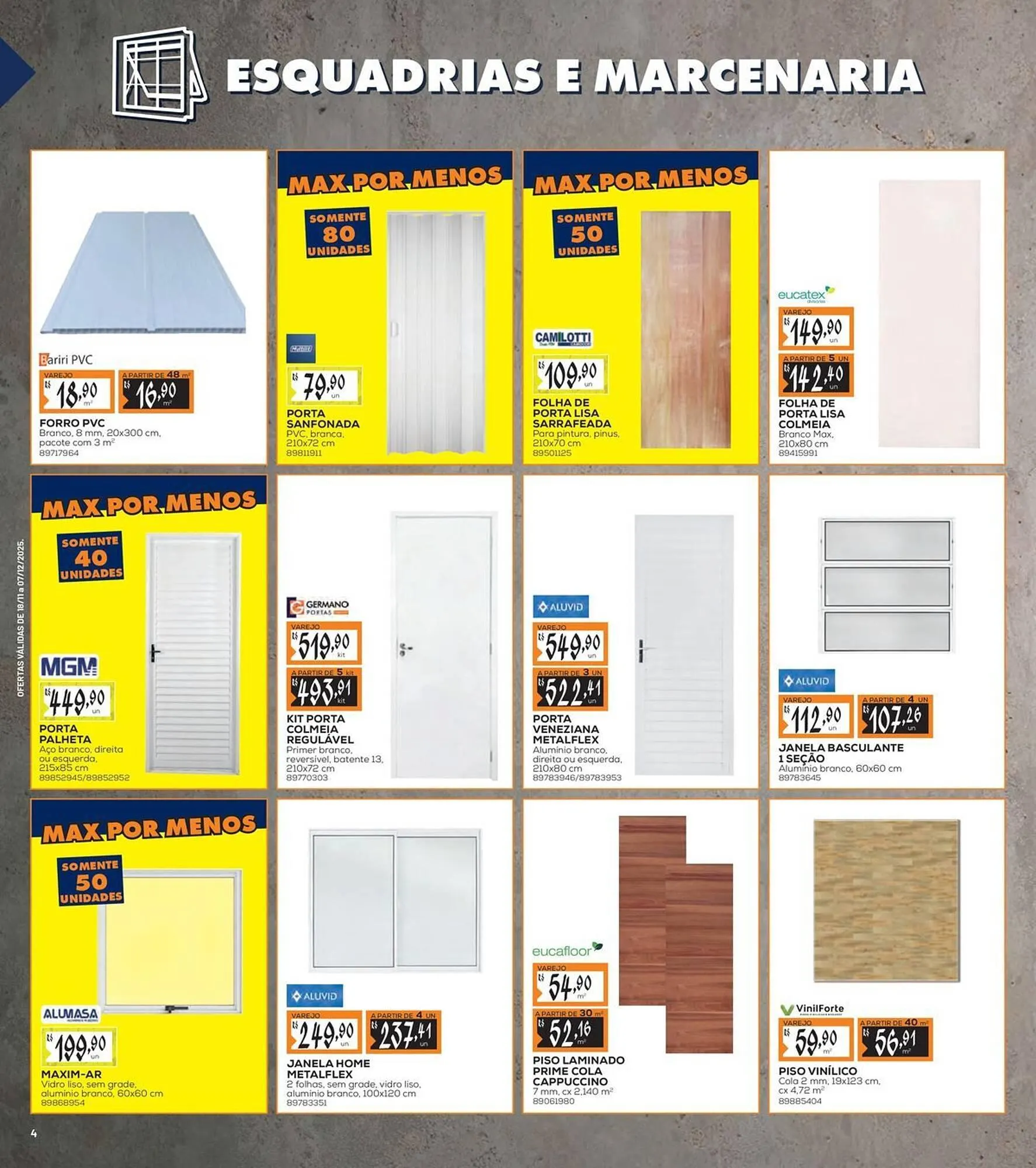 Encarte de Encarte Obramax 18 de novembro até 7 de dezembro 2025 - Pagina 4