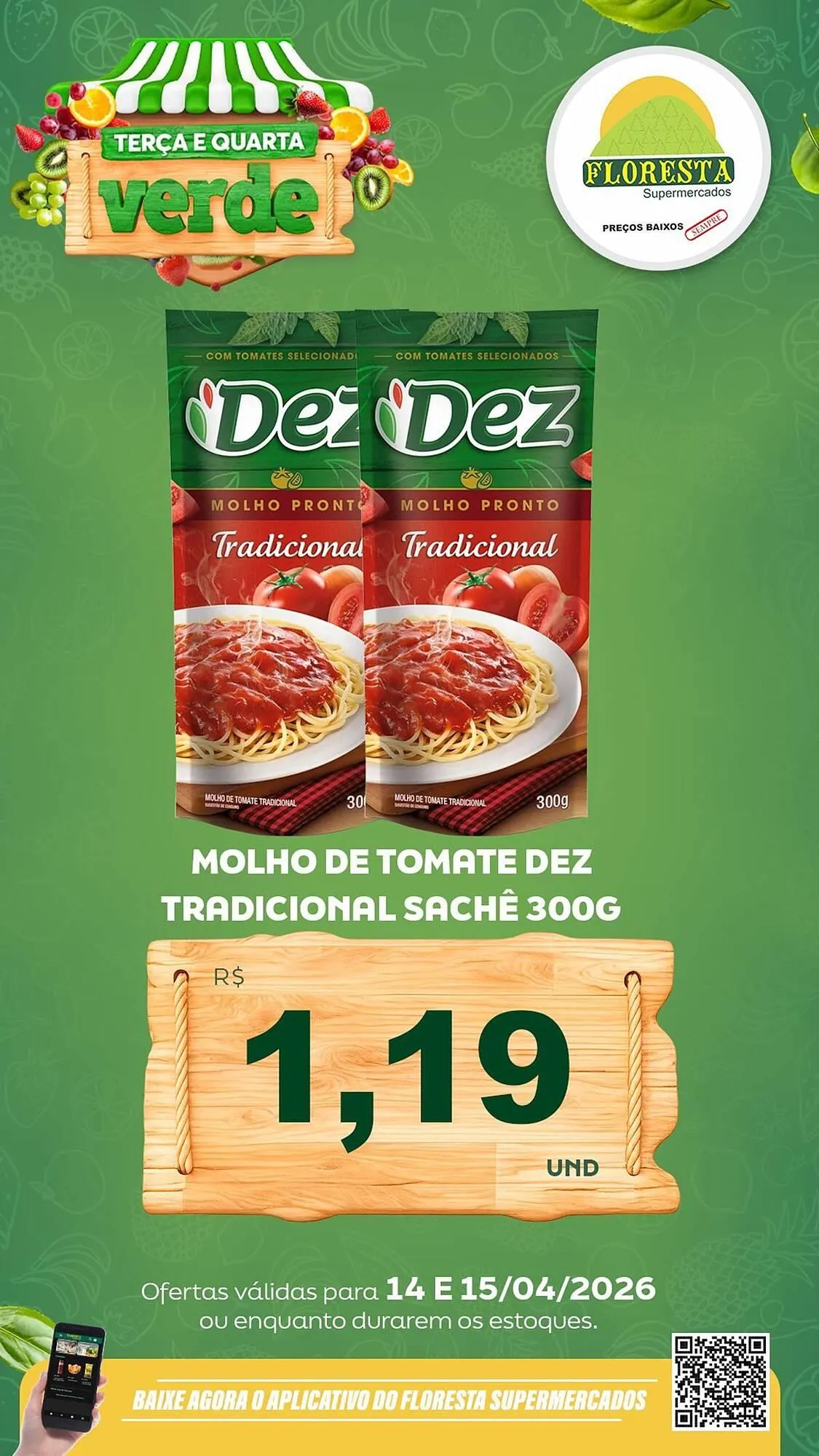 Encarte de Catálogo Floresta Supermercados 14 de abril até 15 de abril 2026 - Pagina 9