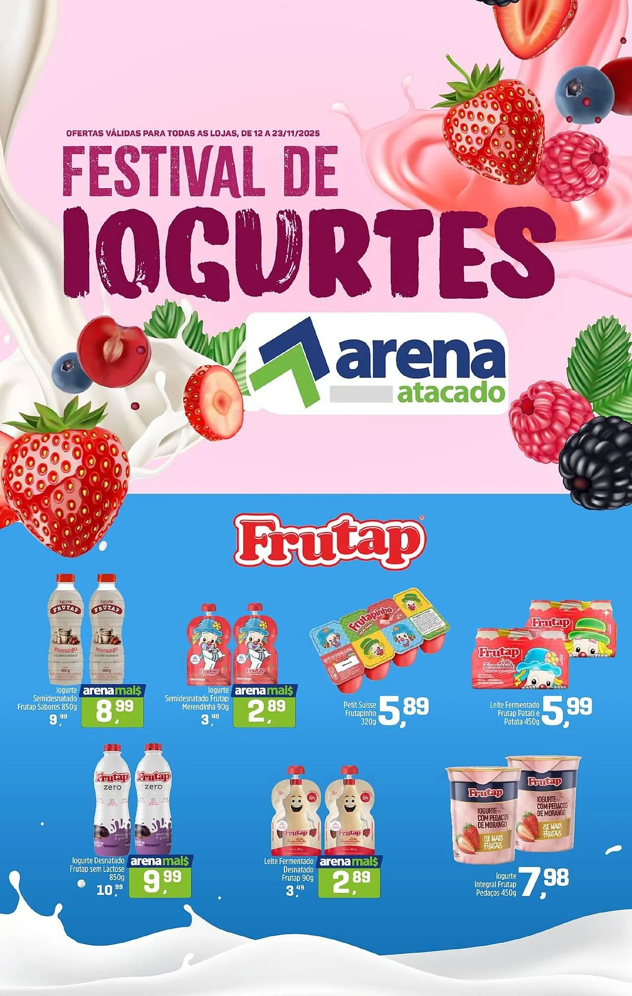 Encarte de Folheto Arena Atacado 17 de novembro até 23 de novembro 2025 - Pagina 1
