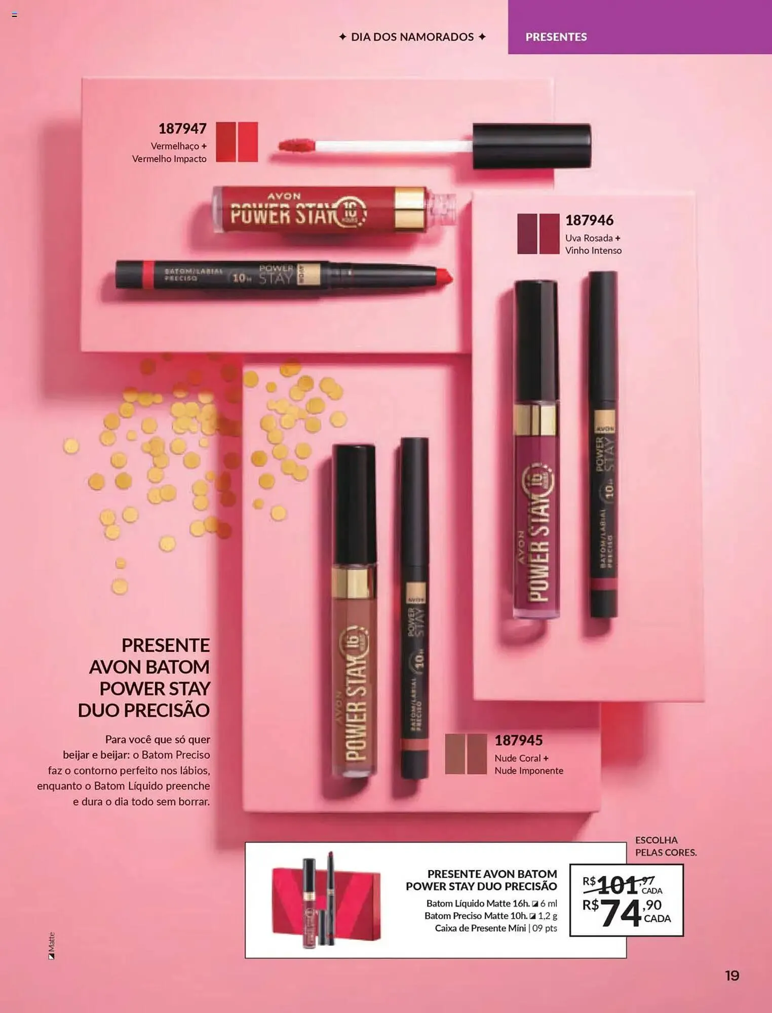 Encarte de Catálogo Avon 3 de abril até 2 de maio 2025 - Pagina 19
