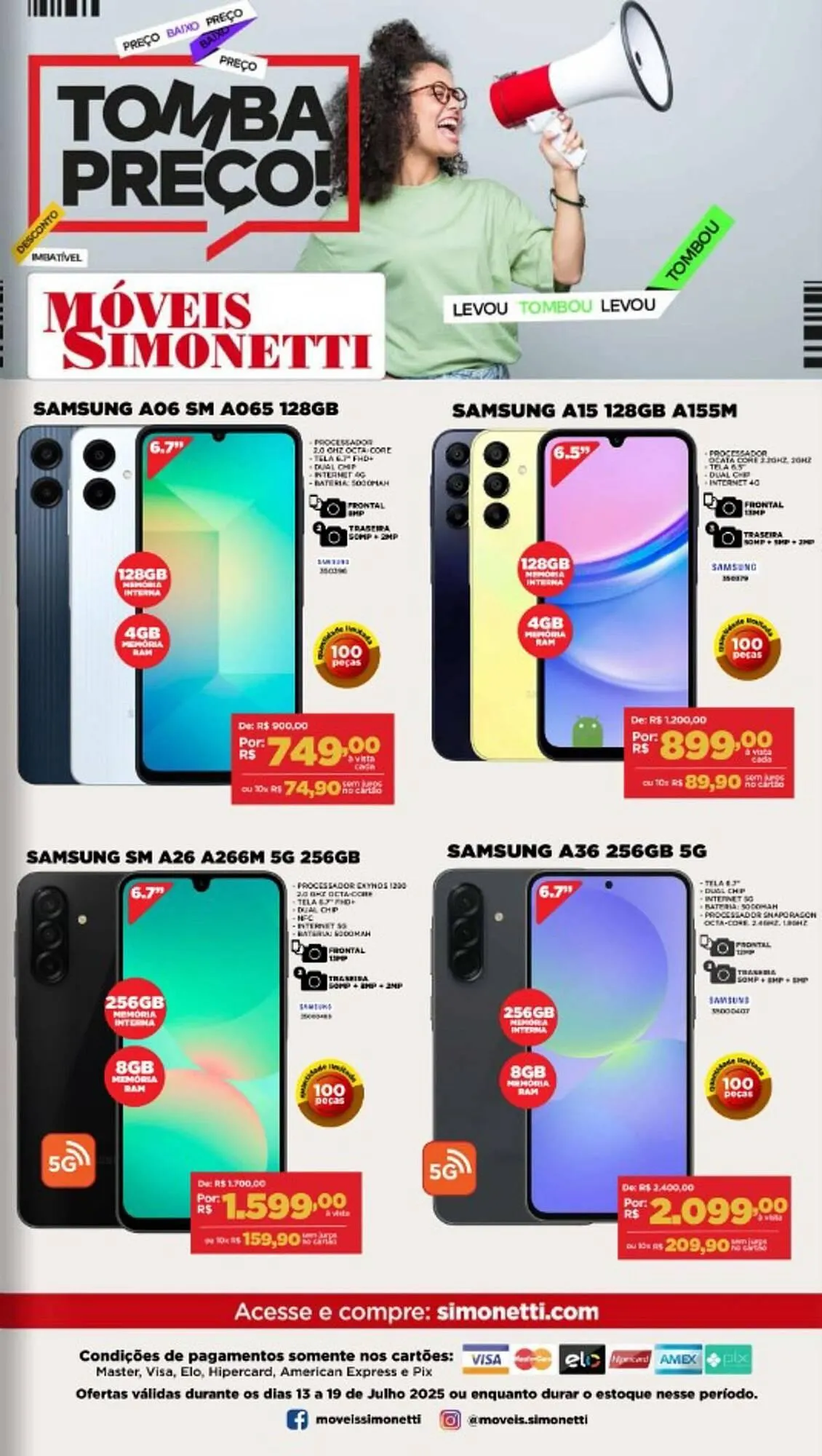 Encarte de Catálogo Móveis Simonetti 14 de julho até 19 de julho 2025 - Pagina 49