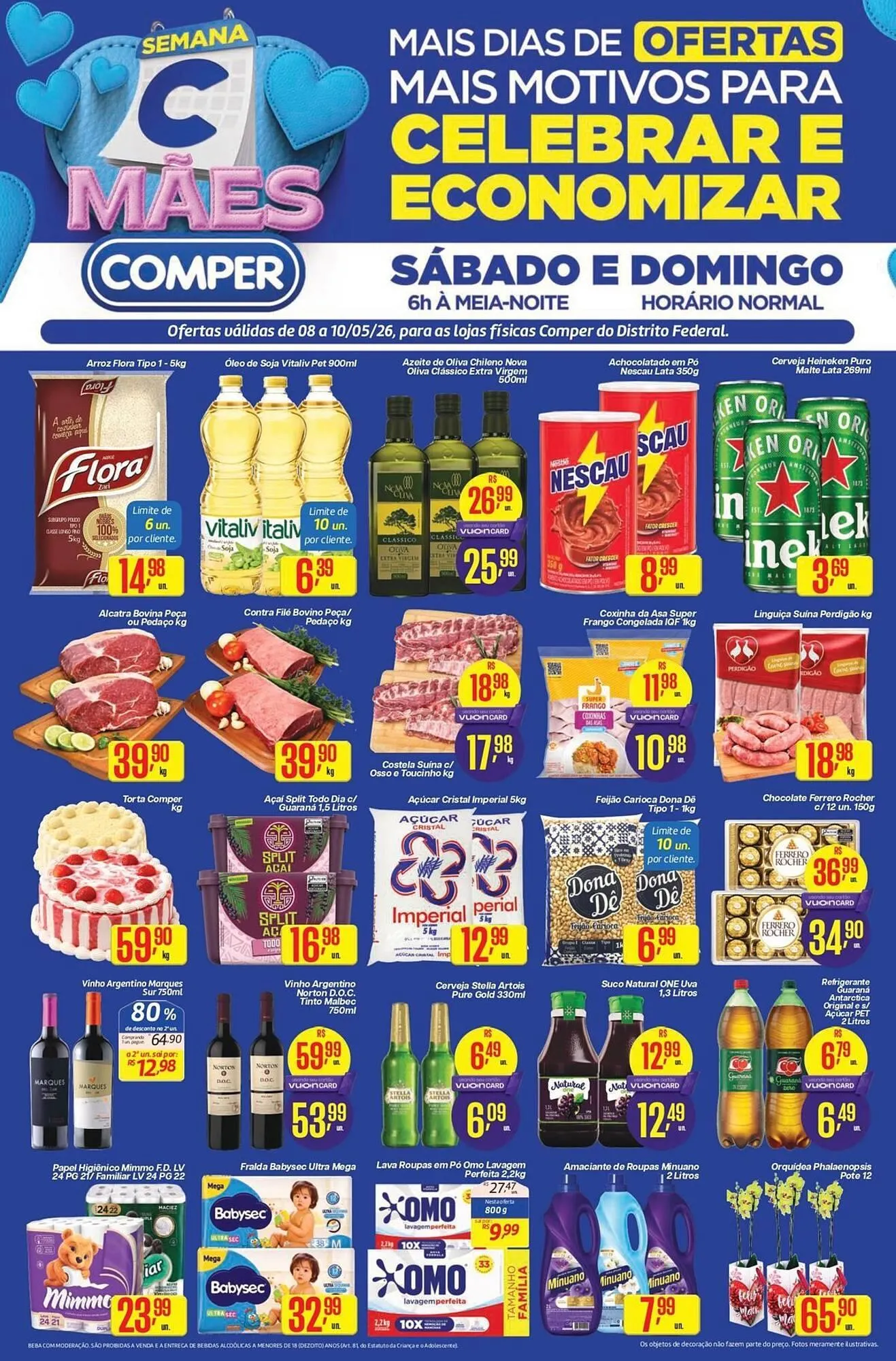 Encarte de Folheto Comper 8 de maio até 10 de maio 2026 - Pagina 1