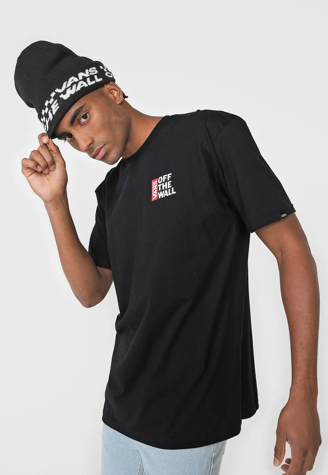 Camiseta Vans Off The Wall Preta