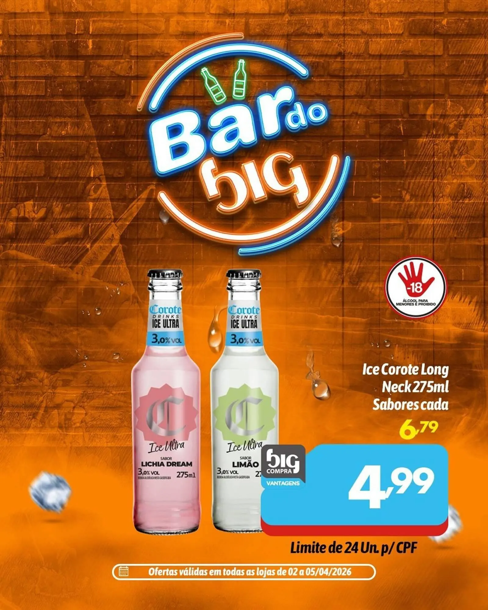 Encarte de Catálogo Supermercados Big Compra 2 de abril até 5 de abril 2026 - Pagina 1