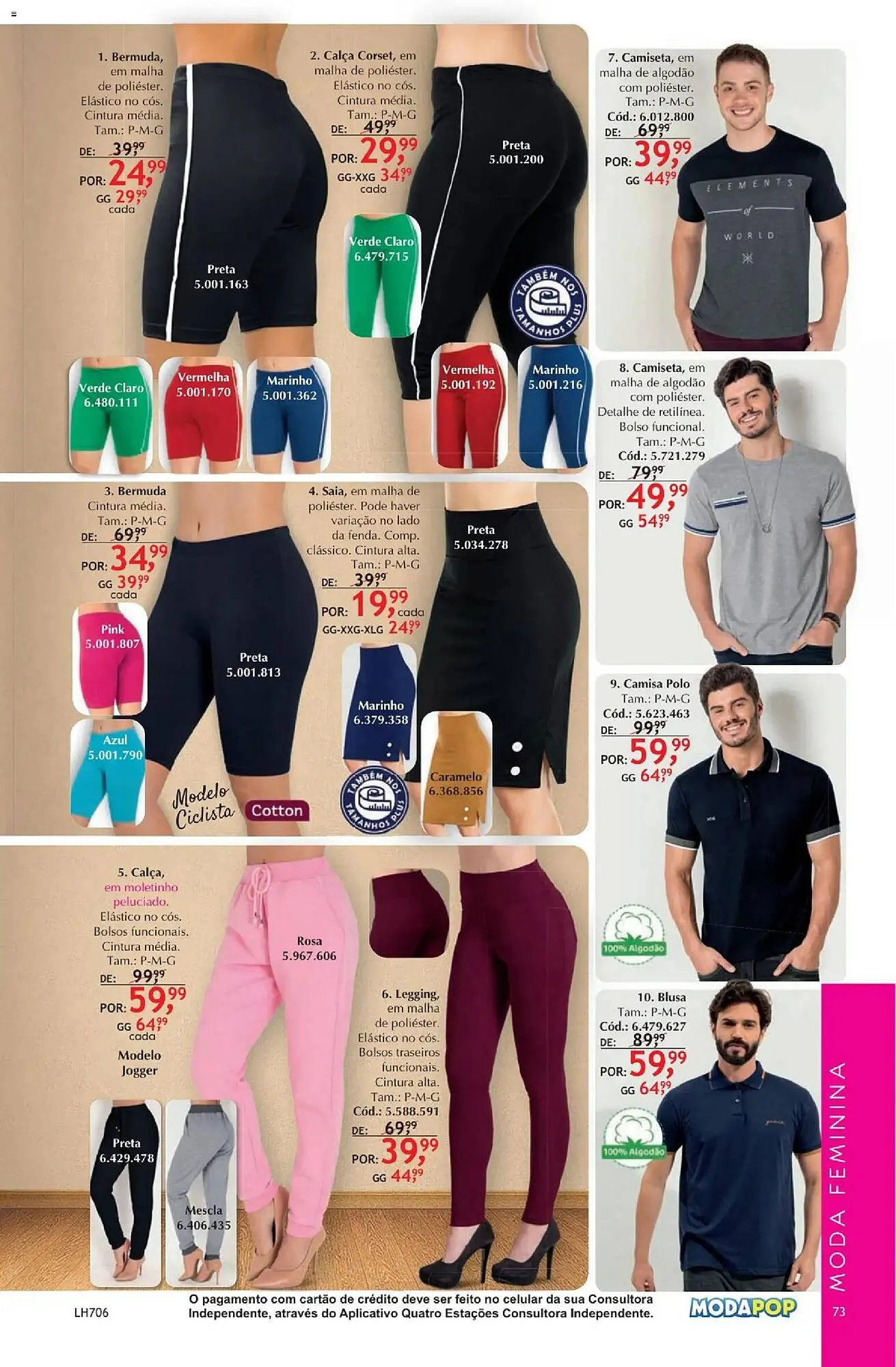 Encarte de Revista Quatro Estações 1 de abril até 1 de julho 2026 - Pagina 73