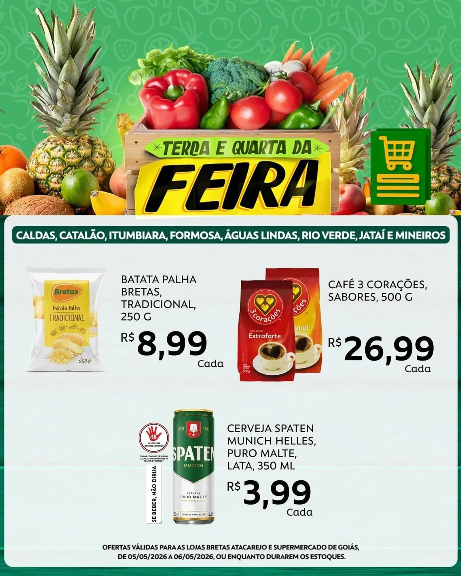 Encarte de Catálogo Supermercados Bretas 5 de maio até 6 de maio 2026 - Pagina 4