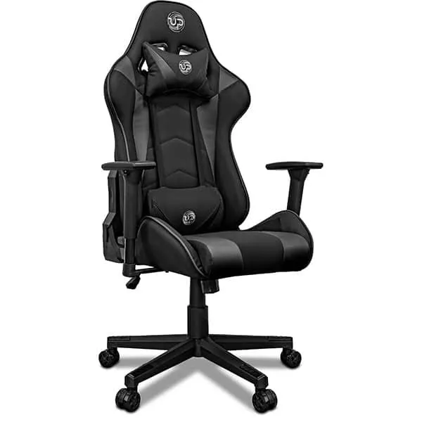 Cadeira Gamer UP X153DB com Braço 3D, Encosto Inclinável 180, Almofadas de Pescoço e lombar e Assento Ajustável - Preta - CX 1 UN