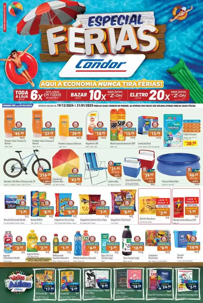 Encarte de Ofertas Supermercados Condor 20 de dezembro até 31 de janeiro 2025 - Pagina 1
